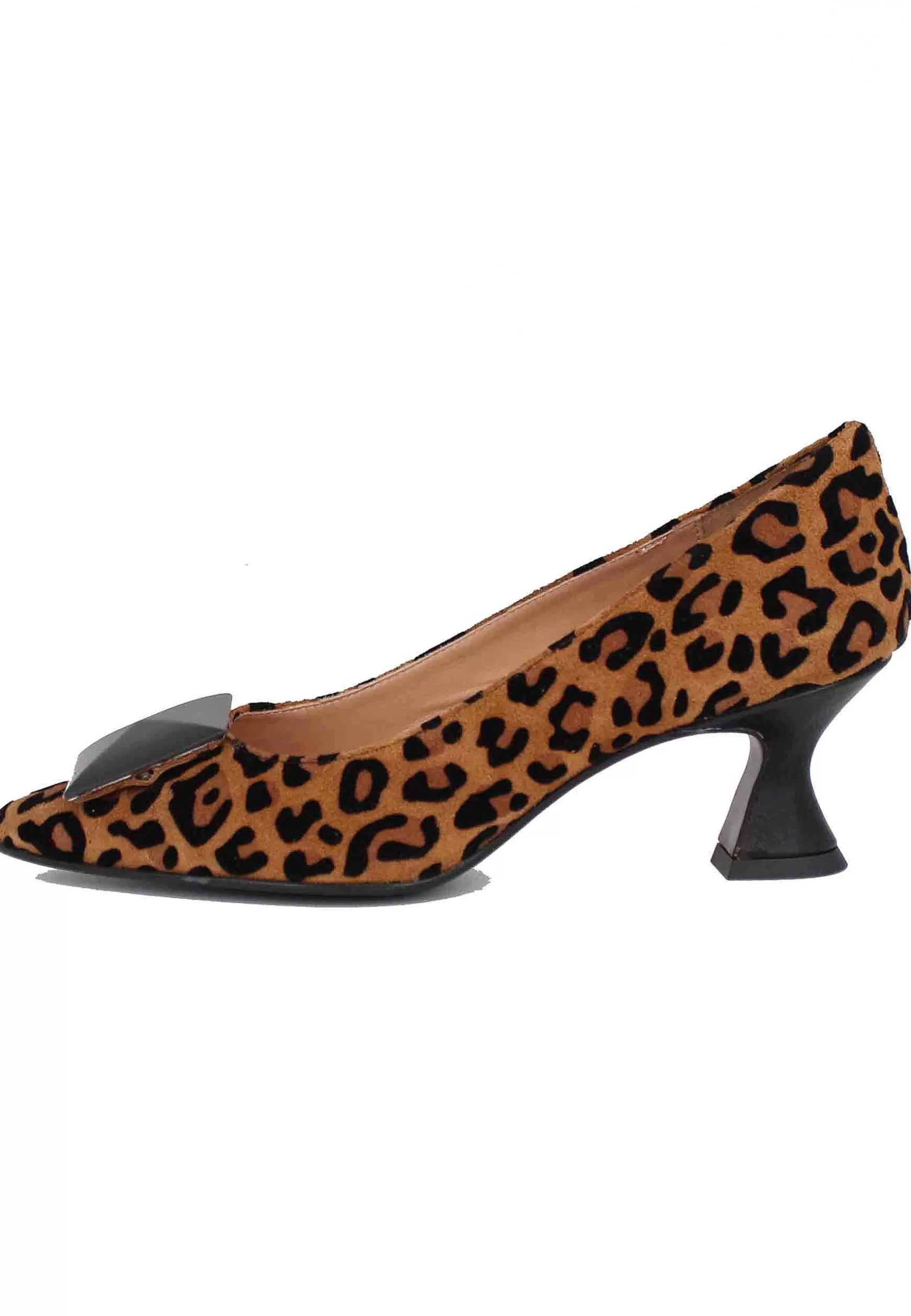 Decollete Donna In Pelle Animalier Leopardata** Clearance