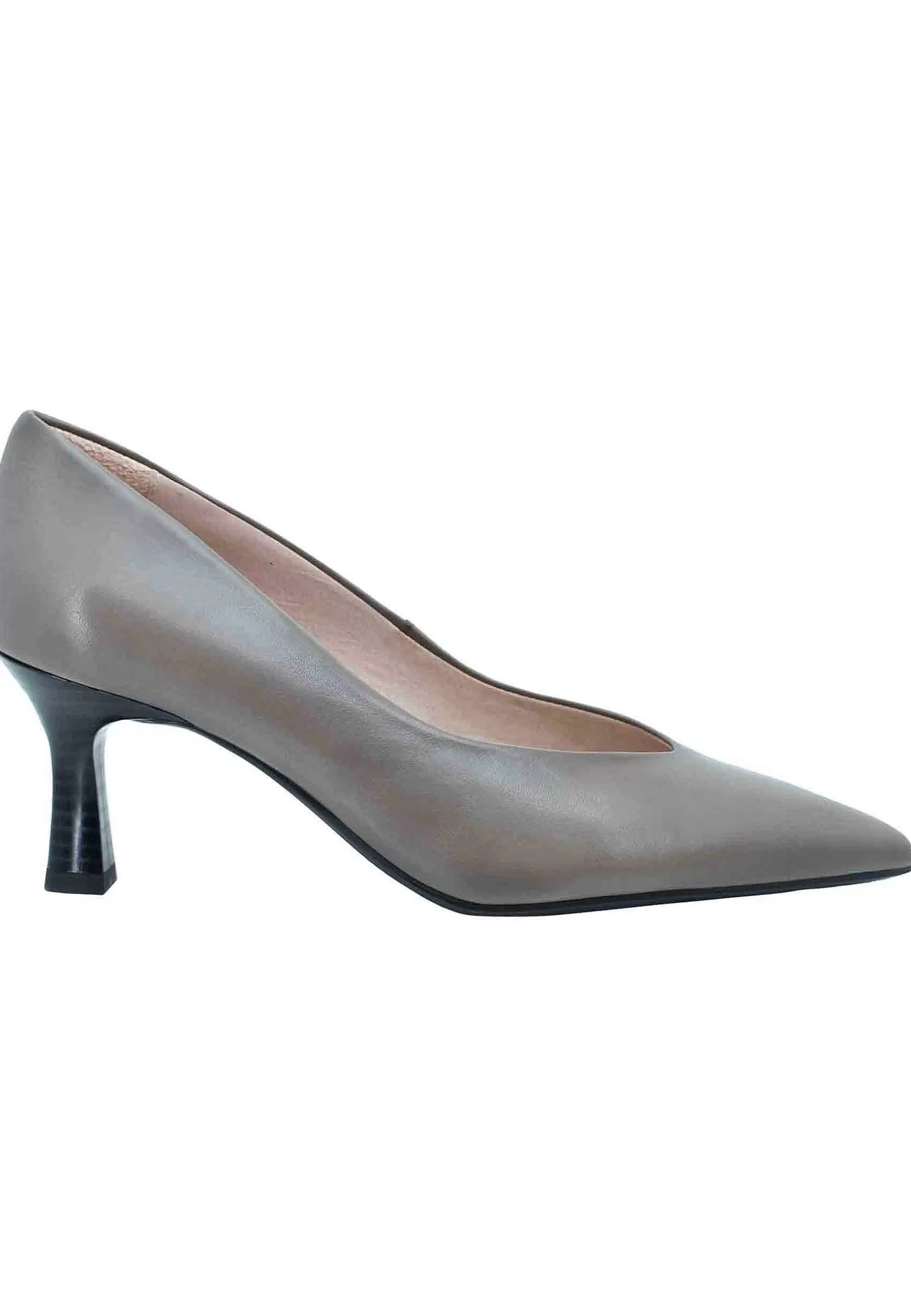 Decollete Donna In Pelle Grigio Extra Soft Con Suola In Gomma*Hispanitas Hot