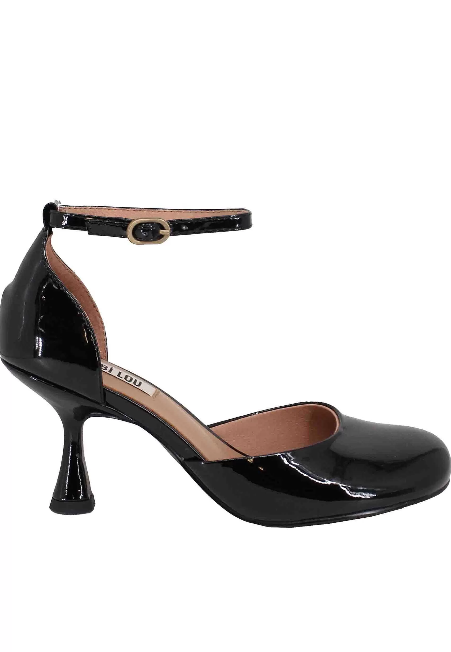 Decollete Donna In Vernice Nera Con Punta Tonda Deana*Bibi Lou Discount