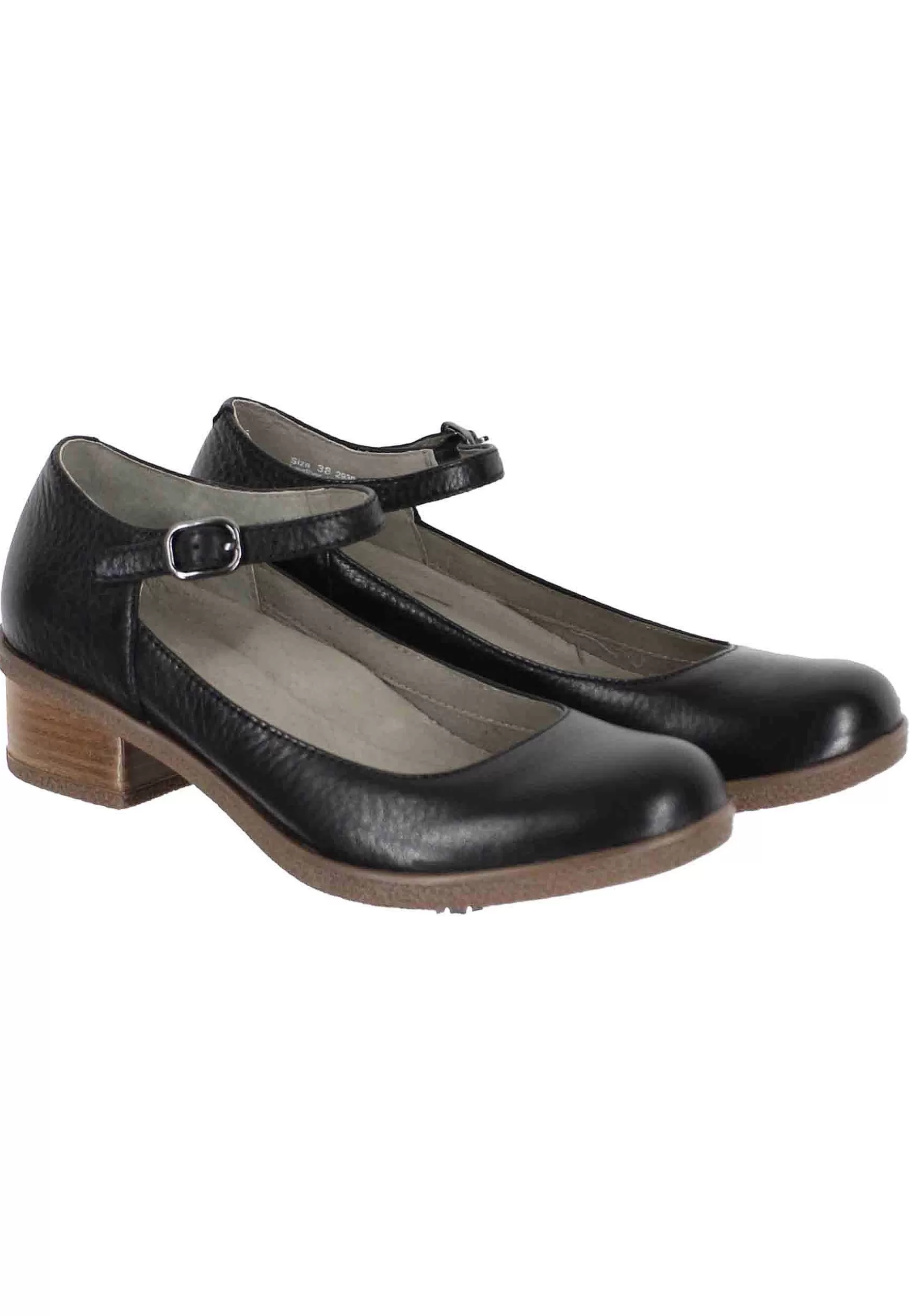 Decollete Donna Whaterproff In Pelle Nera Con Suola In Gomma*Dansko Store