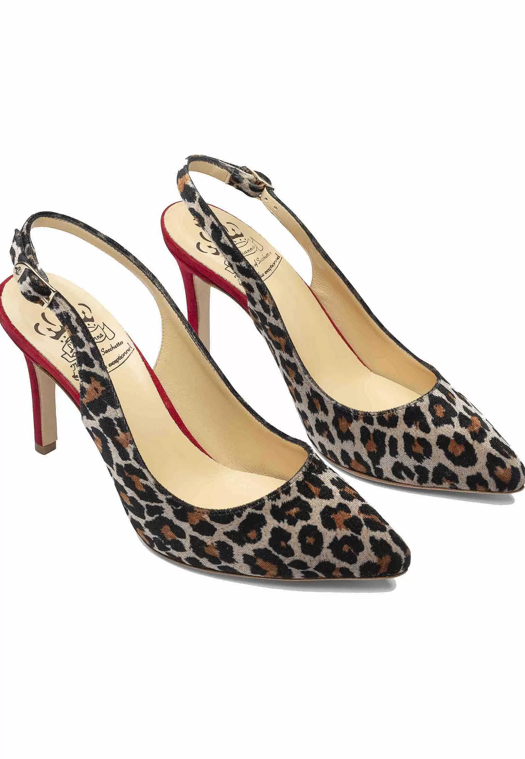 Decoete Simback Donna In Pee Animaier Tacco Ato E Suoa In Cuoio*L Discount