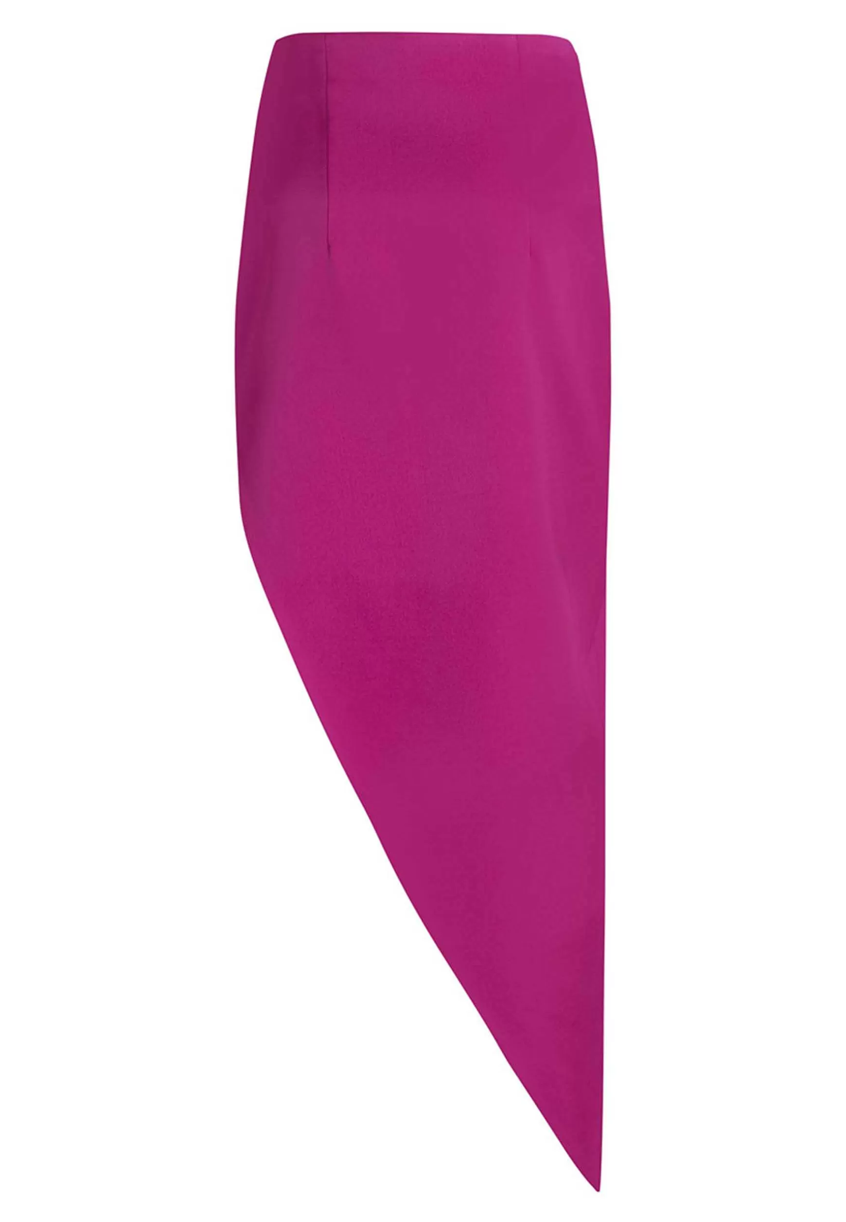 Gonna Midi Donna In Tessuto Fuxia Con Punta Laterale E Spacco*Nineminutes Online
