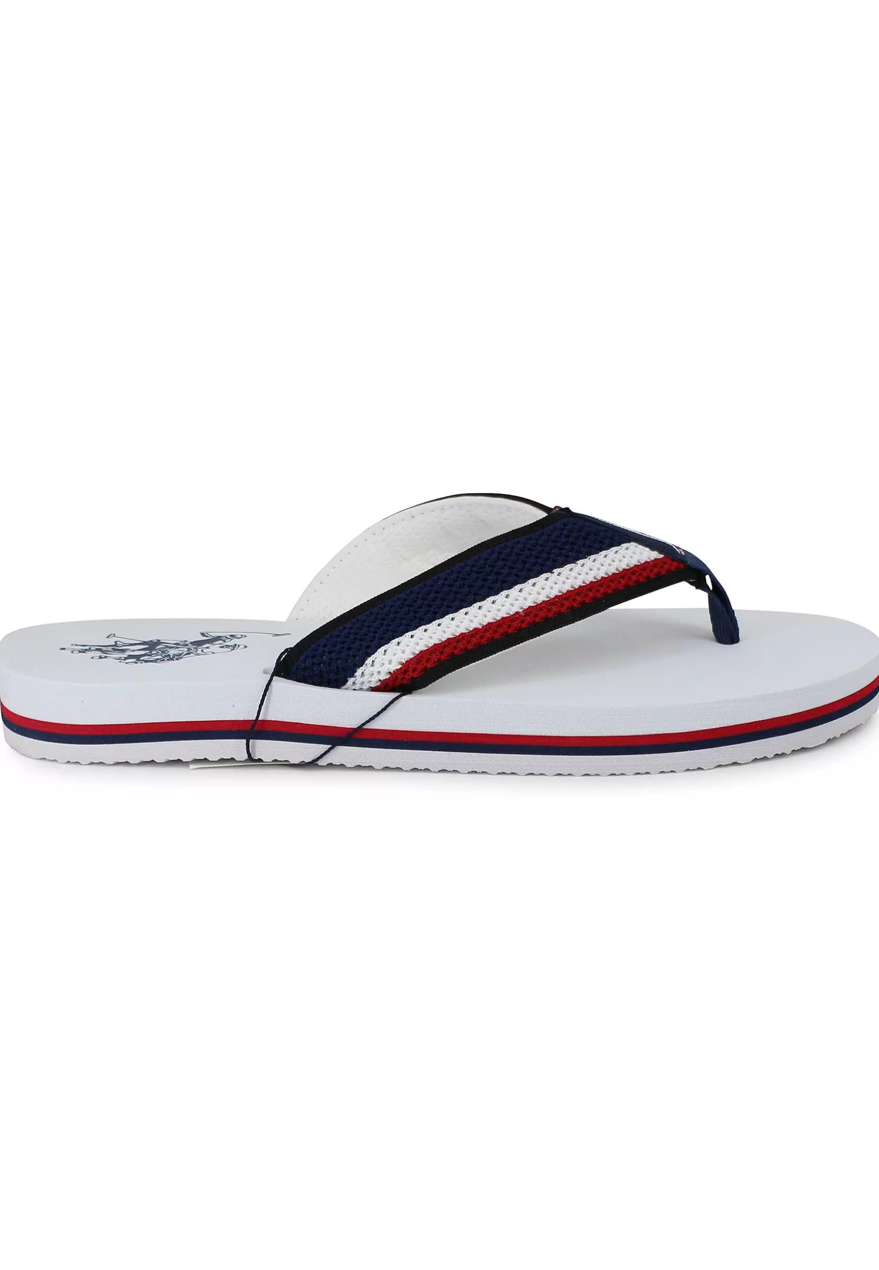 Infradito Uomo In Tessuto Bianco Con Suola In Gomma Leggera*U.S. Polo Assn Clearance