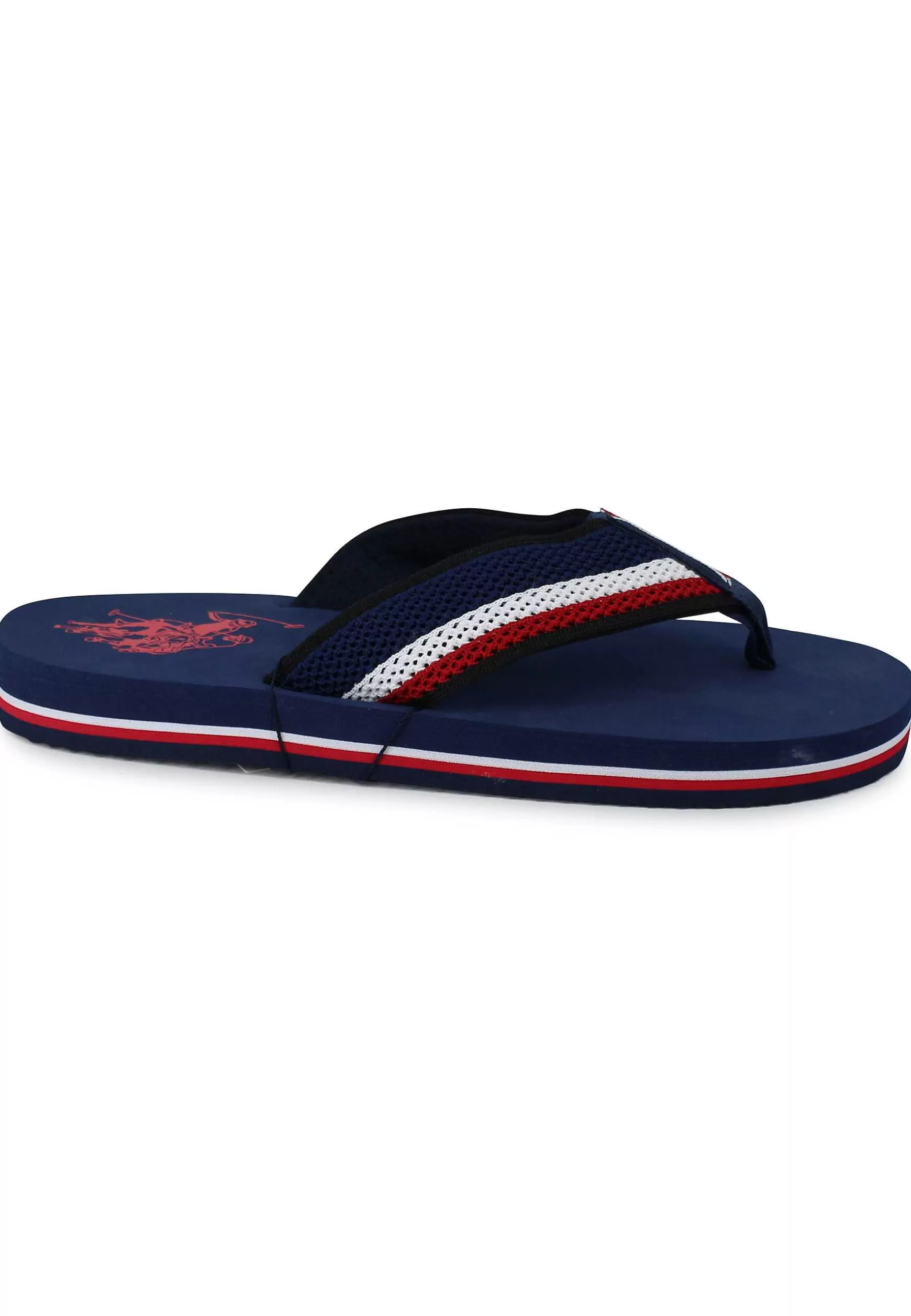 Infradito Uomo In Tessuto Blu Con Suola In Gomma Leggera*U.S. Polo Assn New