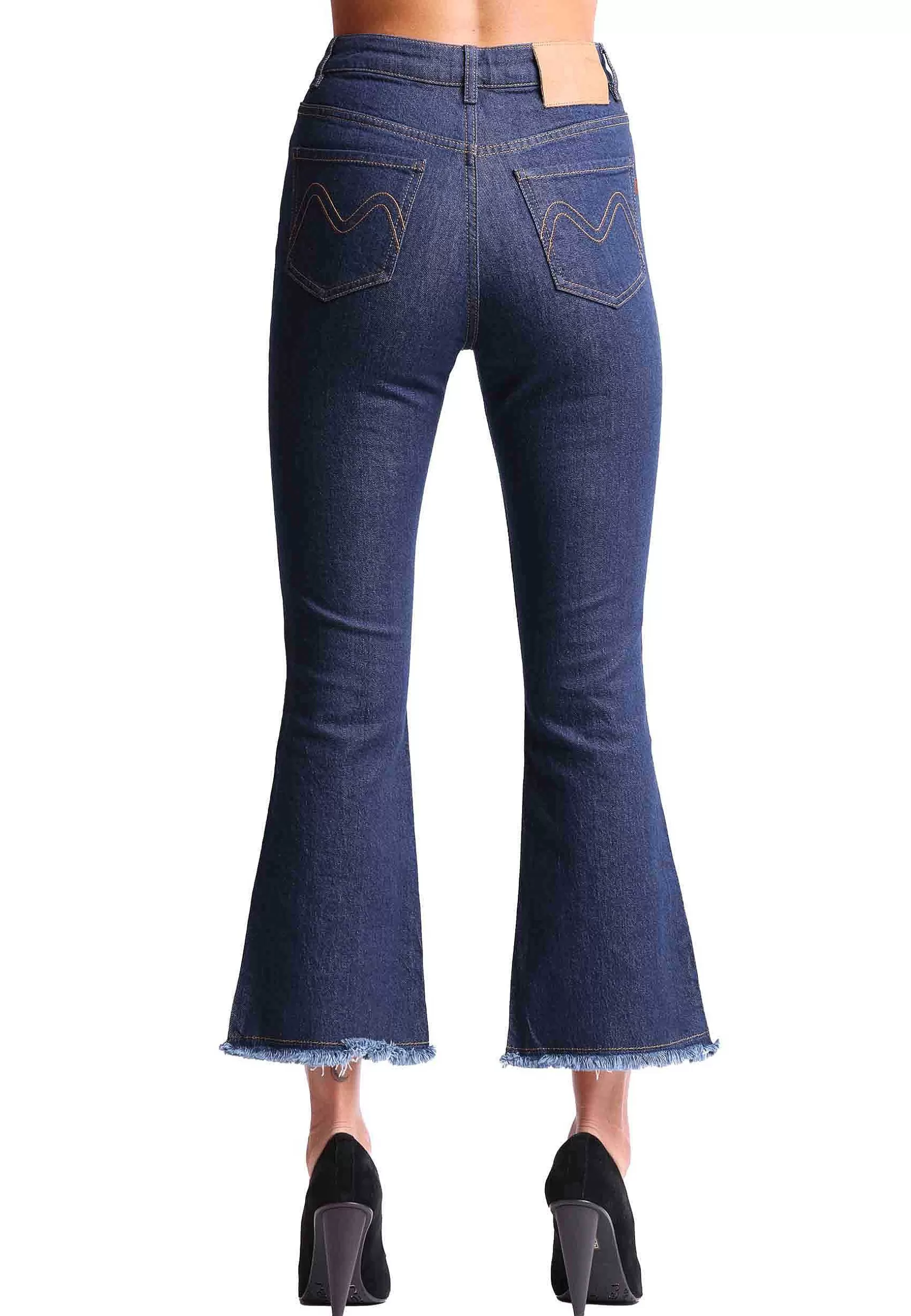 Jeans Donna Washed In Demin Blu*Maliparmi Online