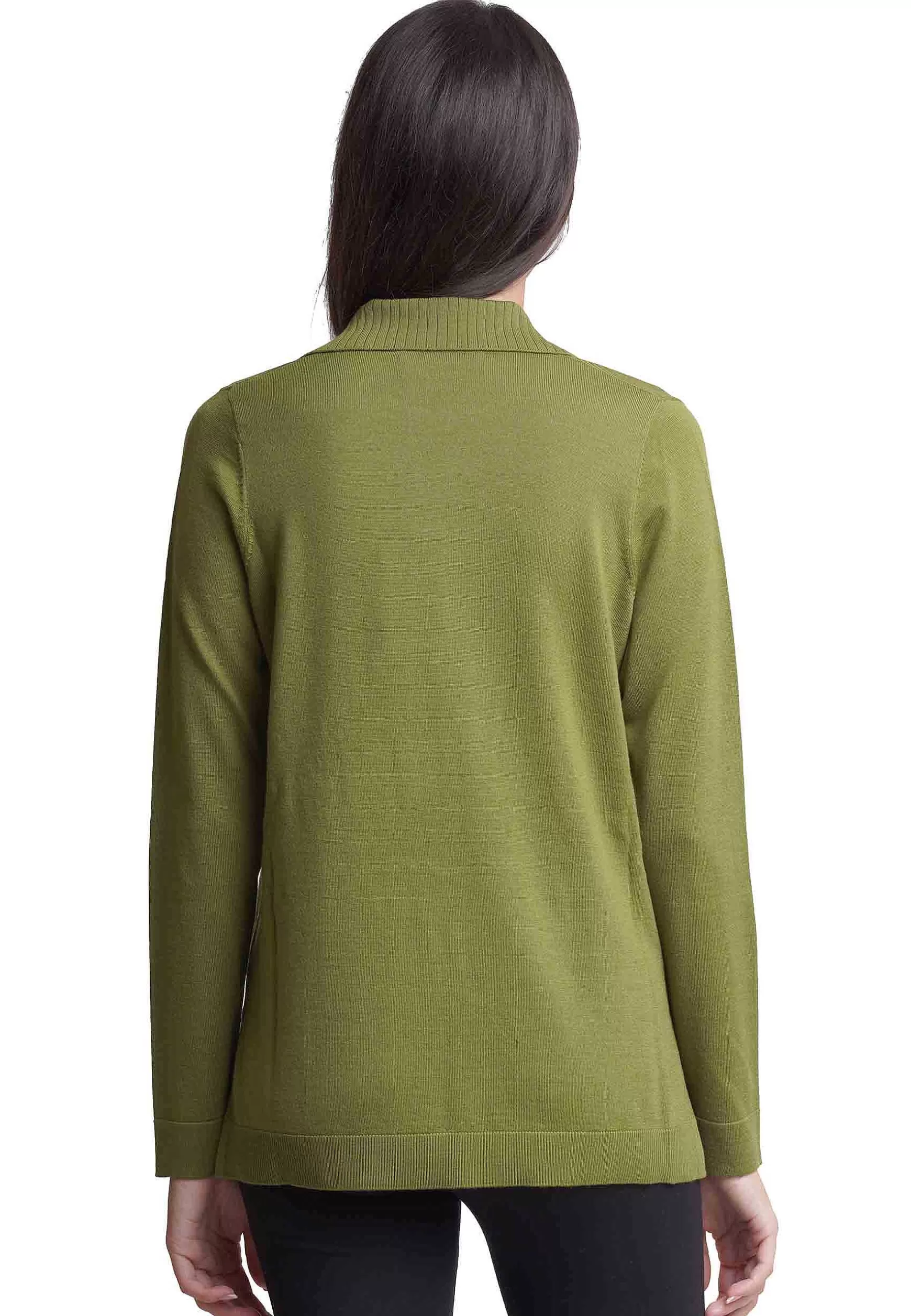 Maglia Donna Colours Of The Wolrd In Lana Verde Con Collo E Scollo A V*Maliparmi Outlet