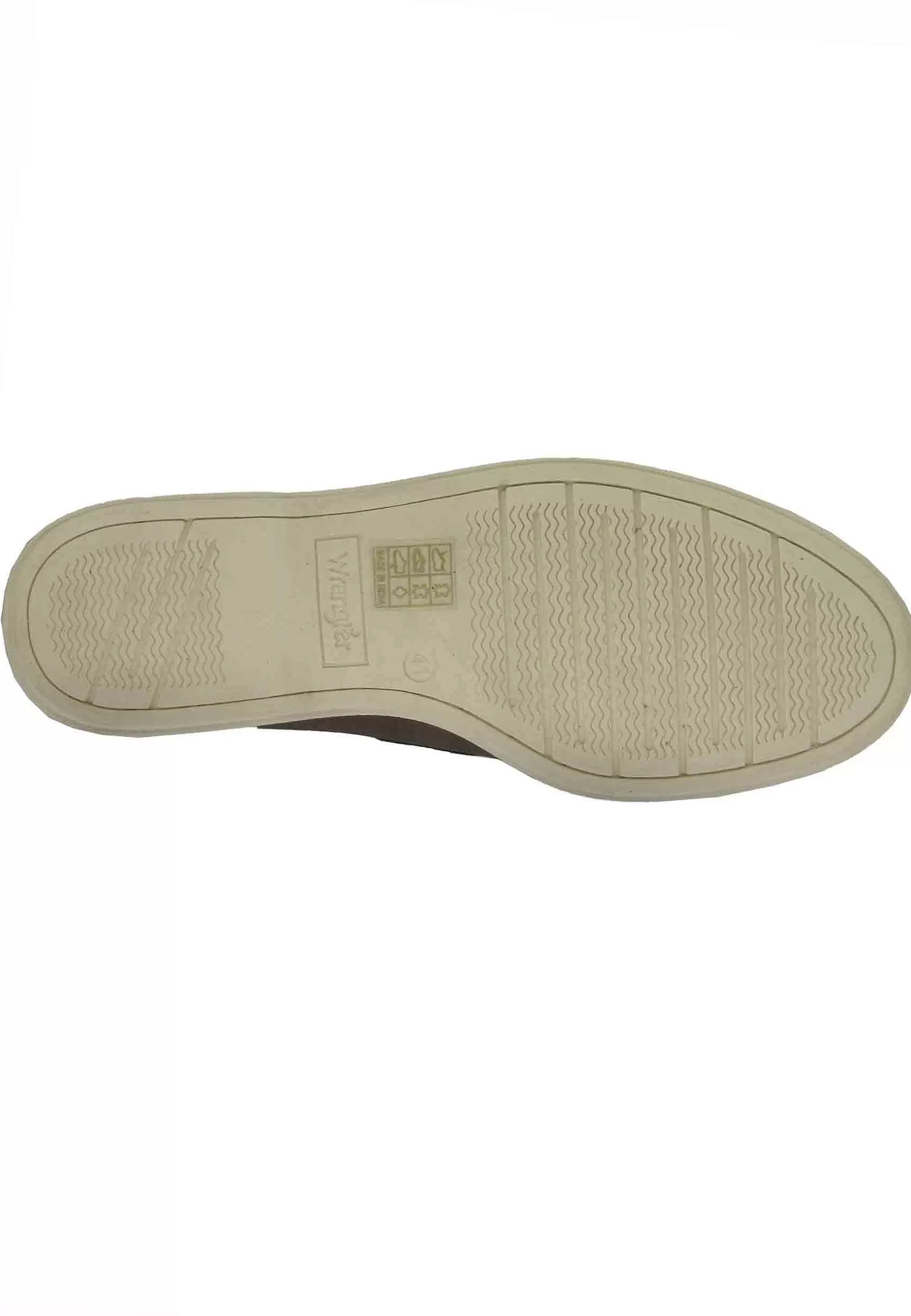 Mocassini Barca Baltic Uomo In Pelle Verde Kaki E Suola Bianca*Wrangler Outlet
