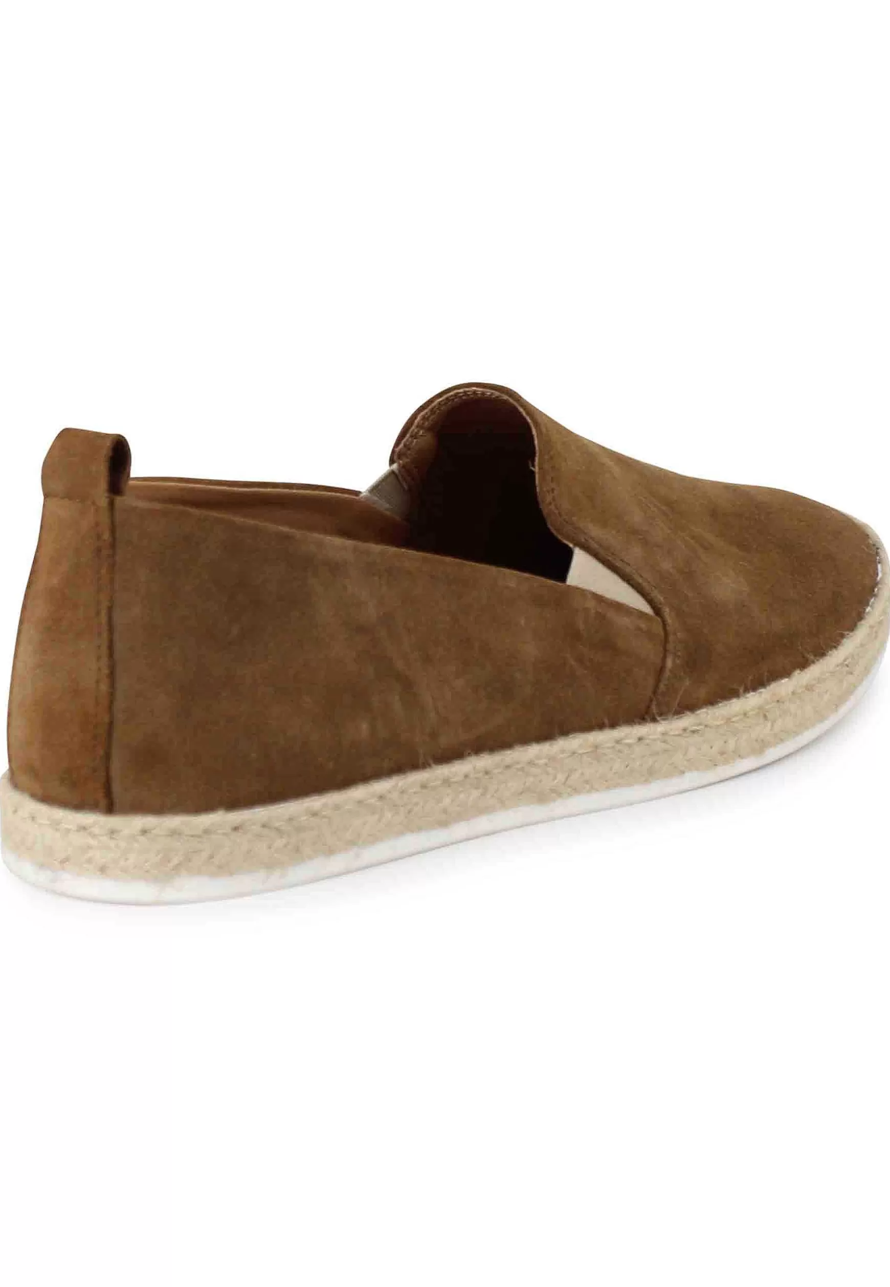 Mocassini Espadrillas Uomo In Camoscio Cuoio** Store