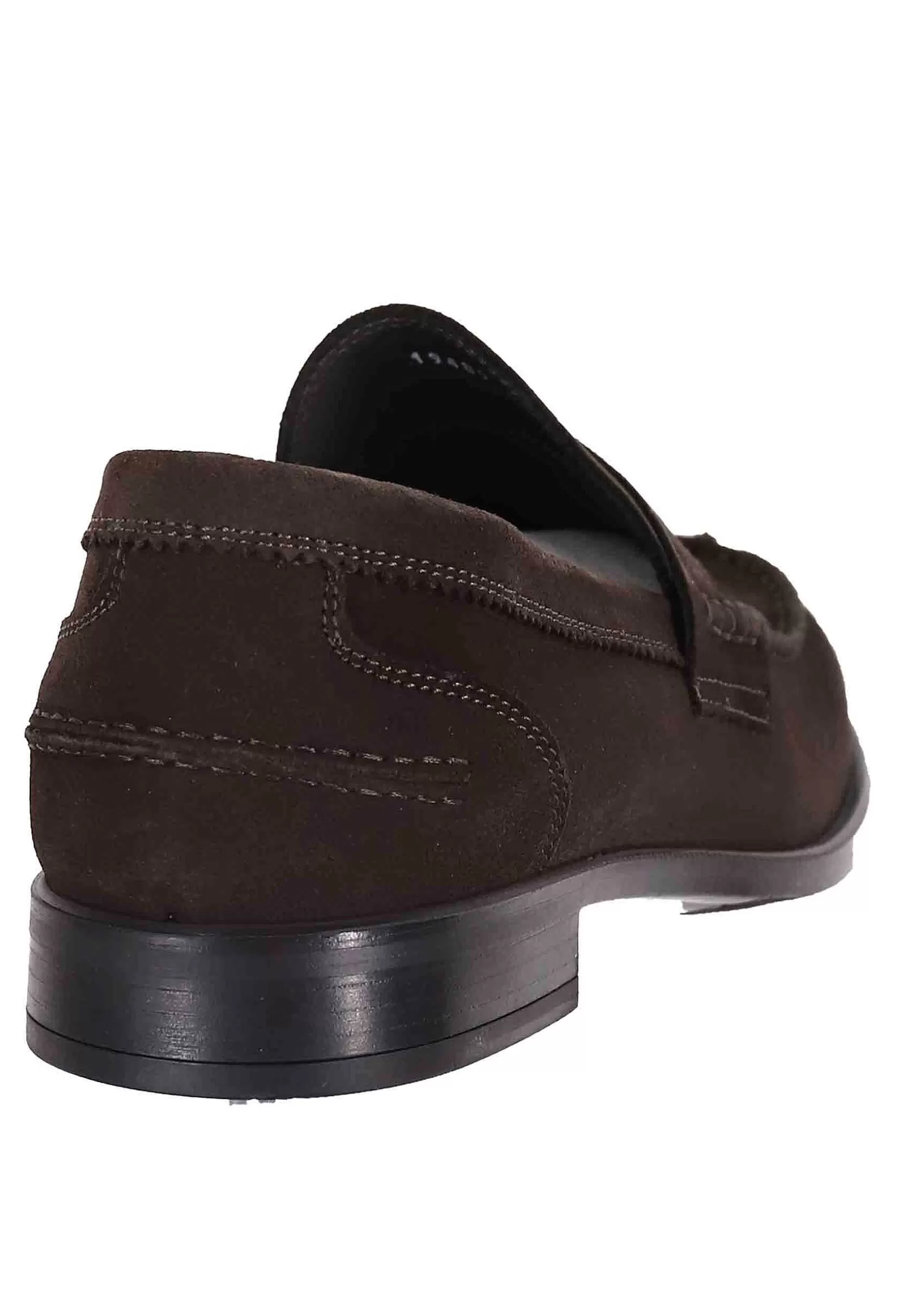 Mocassini Uomo In Camoscio Testa Di Moro Con Suola In Gomma*Antica Cuoieria Flash Sale