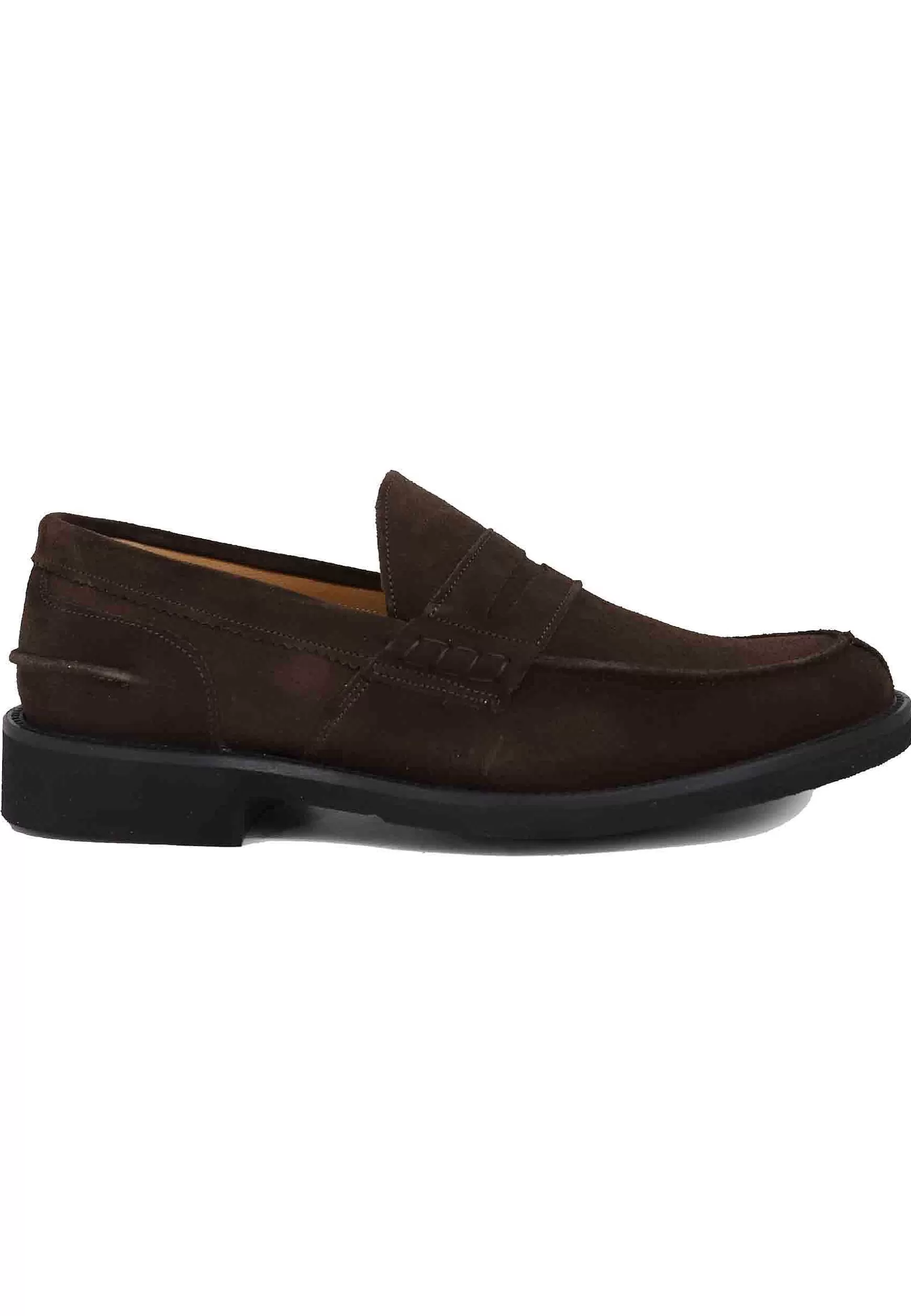 Mocassini Uomo In Camoscio Testa Di Moro Con Suola In Gomma Ultra Light** Shop