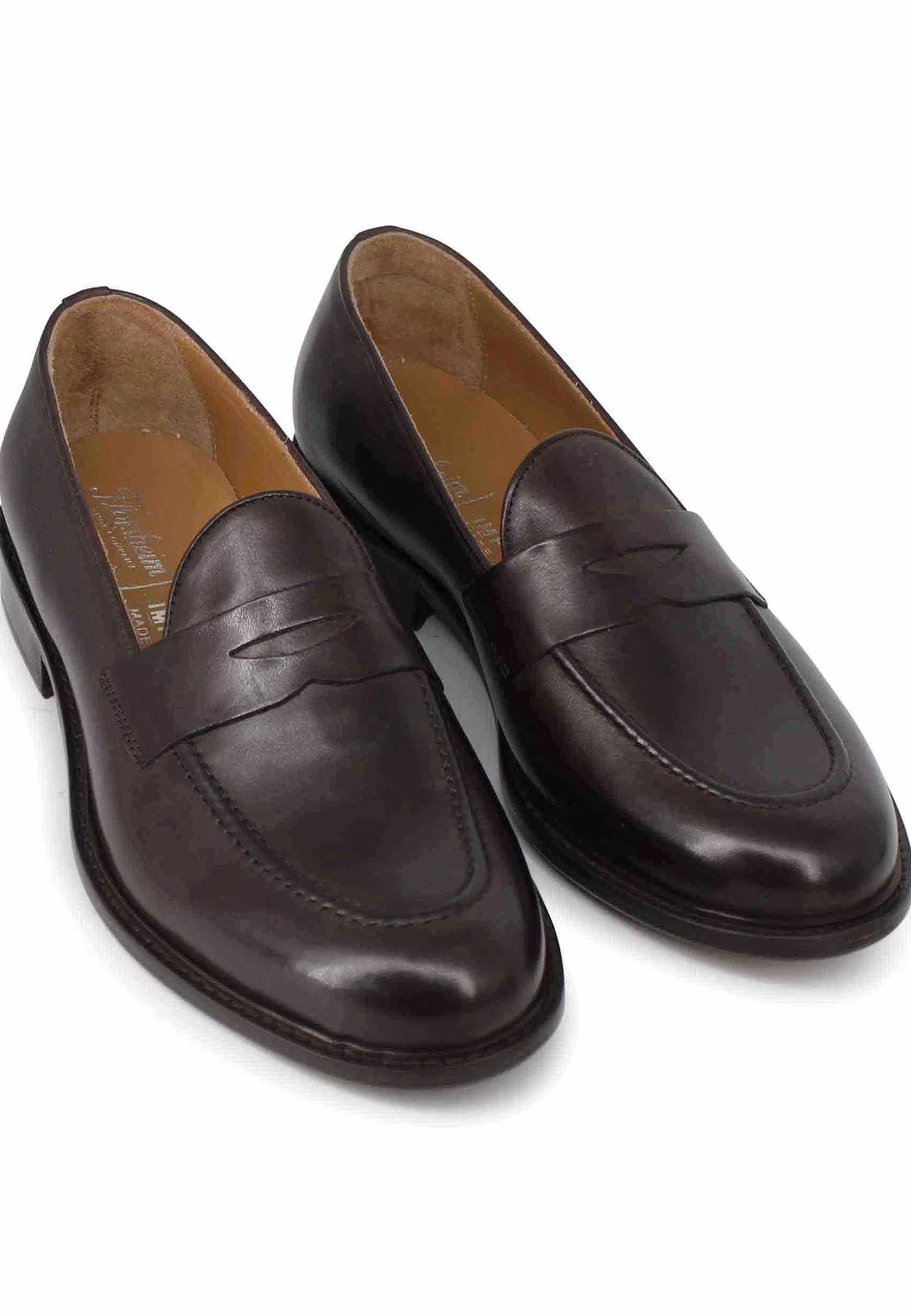 Mocassini Uomo In Pelle Marrone Con Suola In Cuoio*Florsheim Store