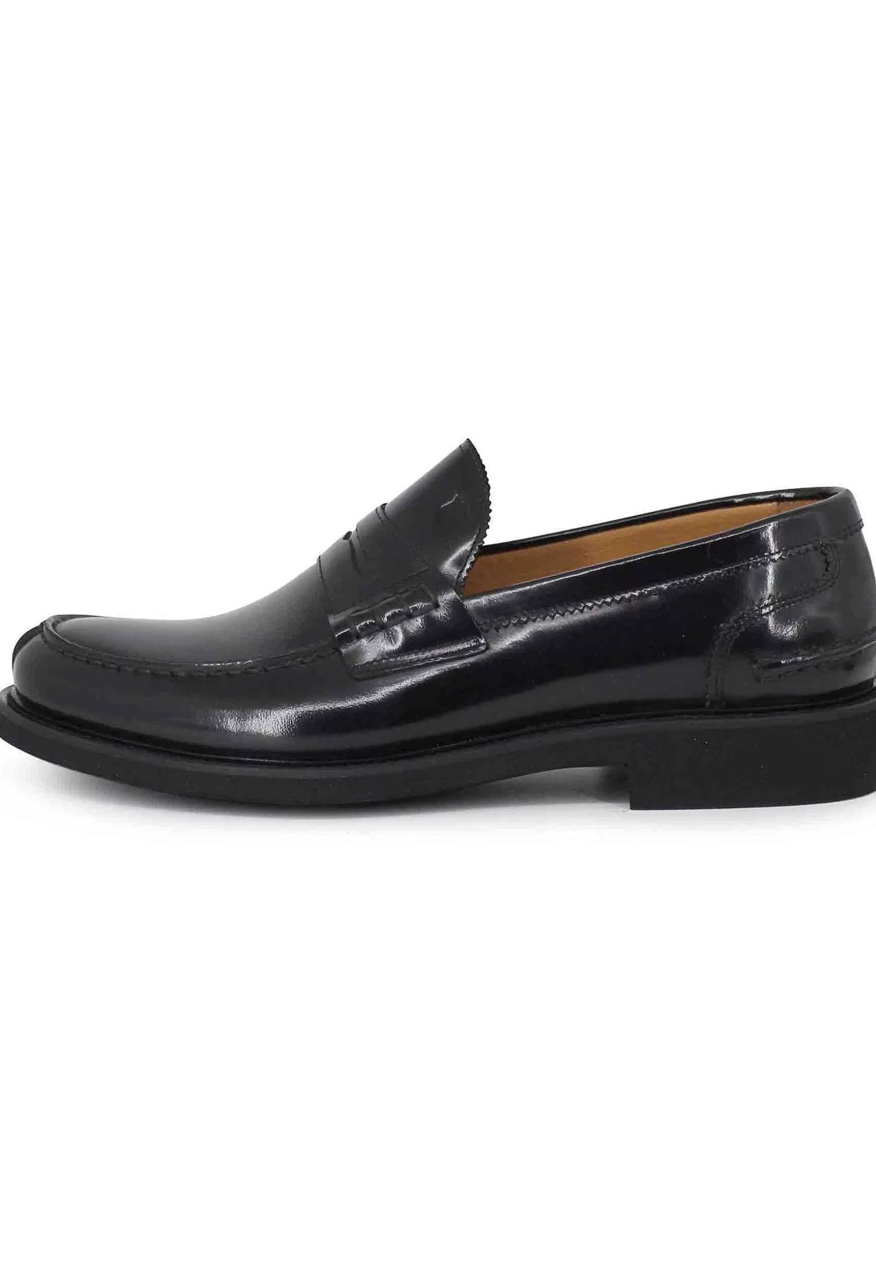 Mocassini Uomo In Pelle Nera Con Suola Cucita In Gomma Ultra Leggera*Florsheim Best Sale