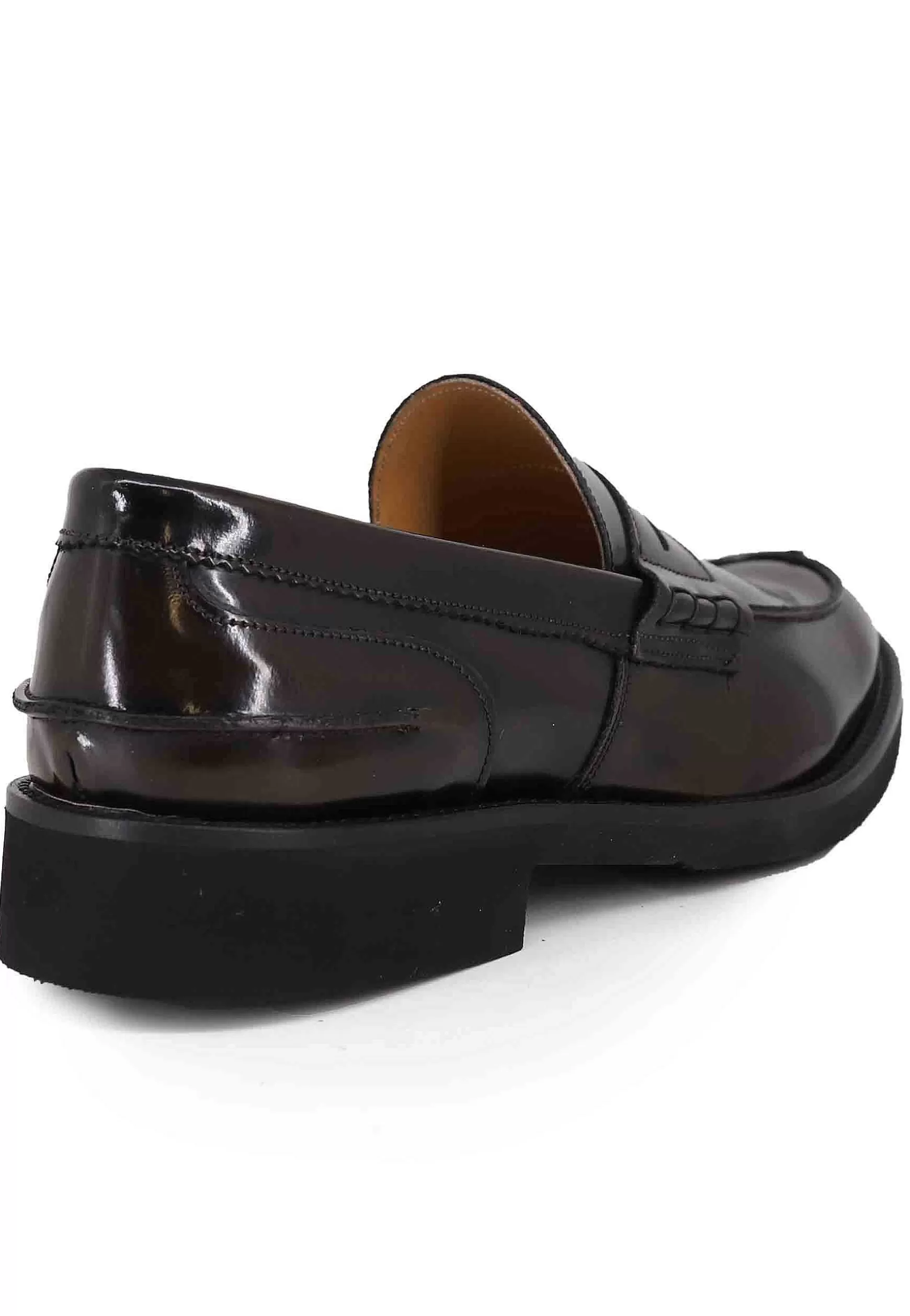 Mocassini Uomo In Pelle Testa Di Moro Con Suola In Gomma Ultra Light** Cheap