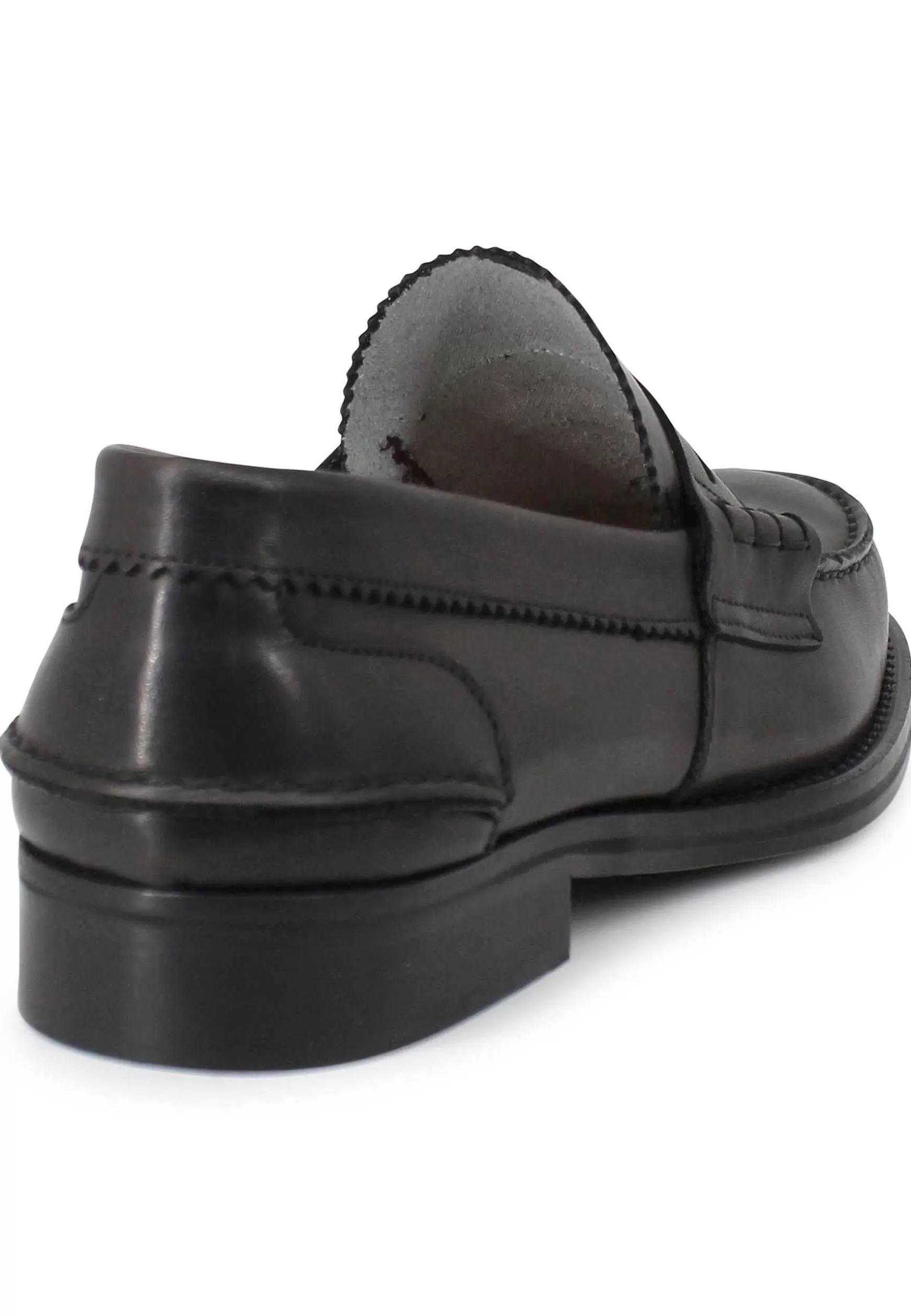 Mocassini Uomo In Pelle Testa Di Moro E Fondo In Cuoio** Flash Sale