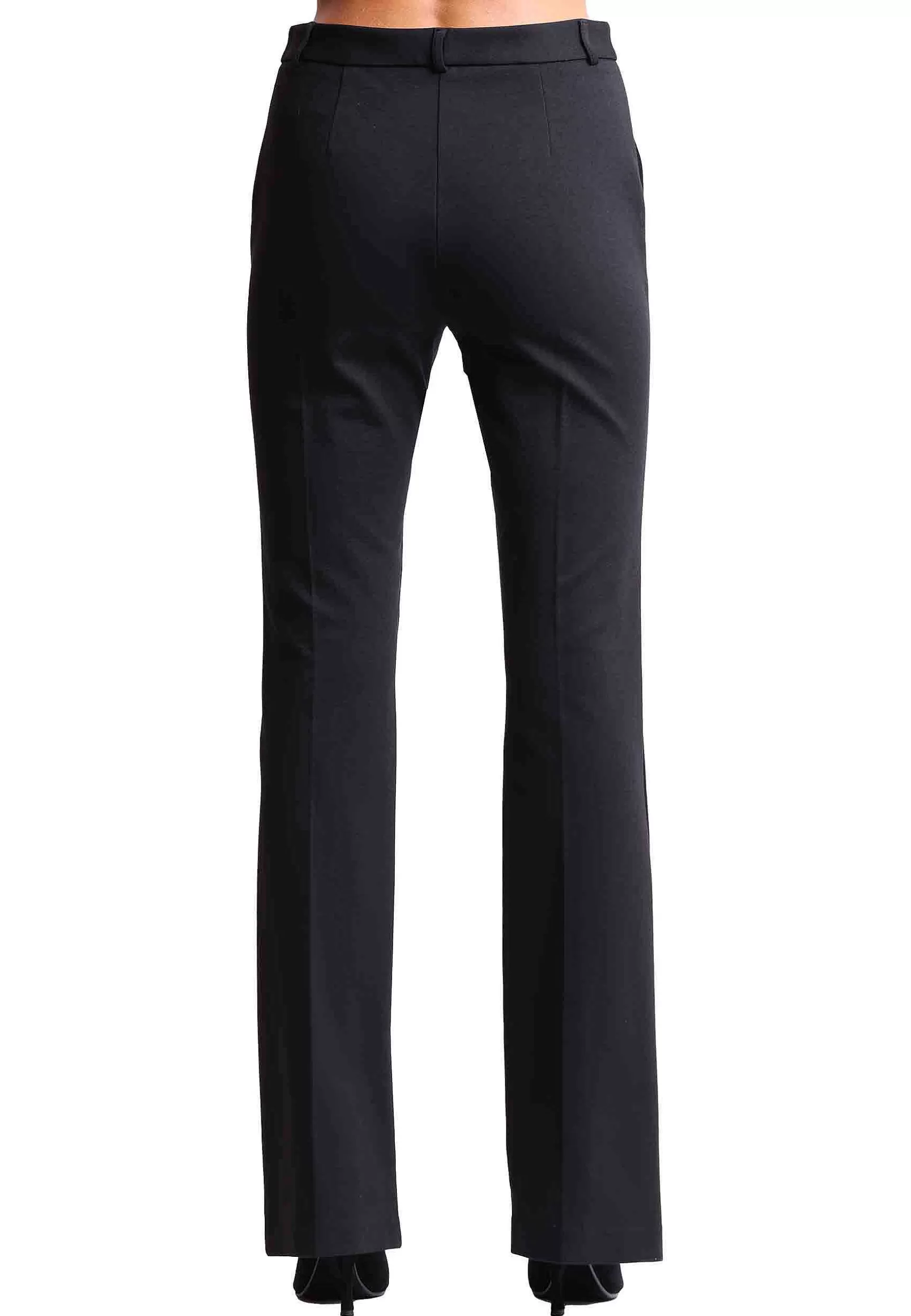Pantaloni Donna Comfy Jersey In Jersey Nero Con Tasche All'Inglese*Maliparmi Cheap