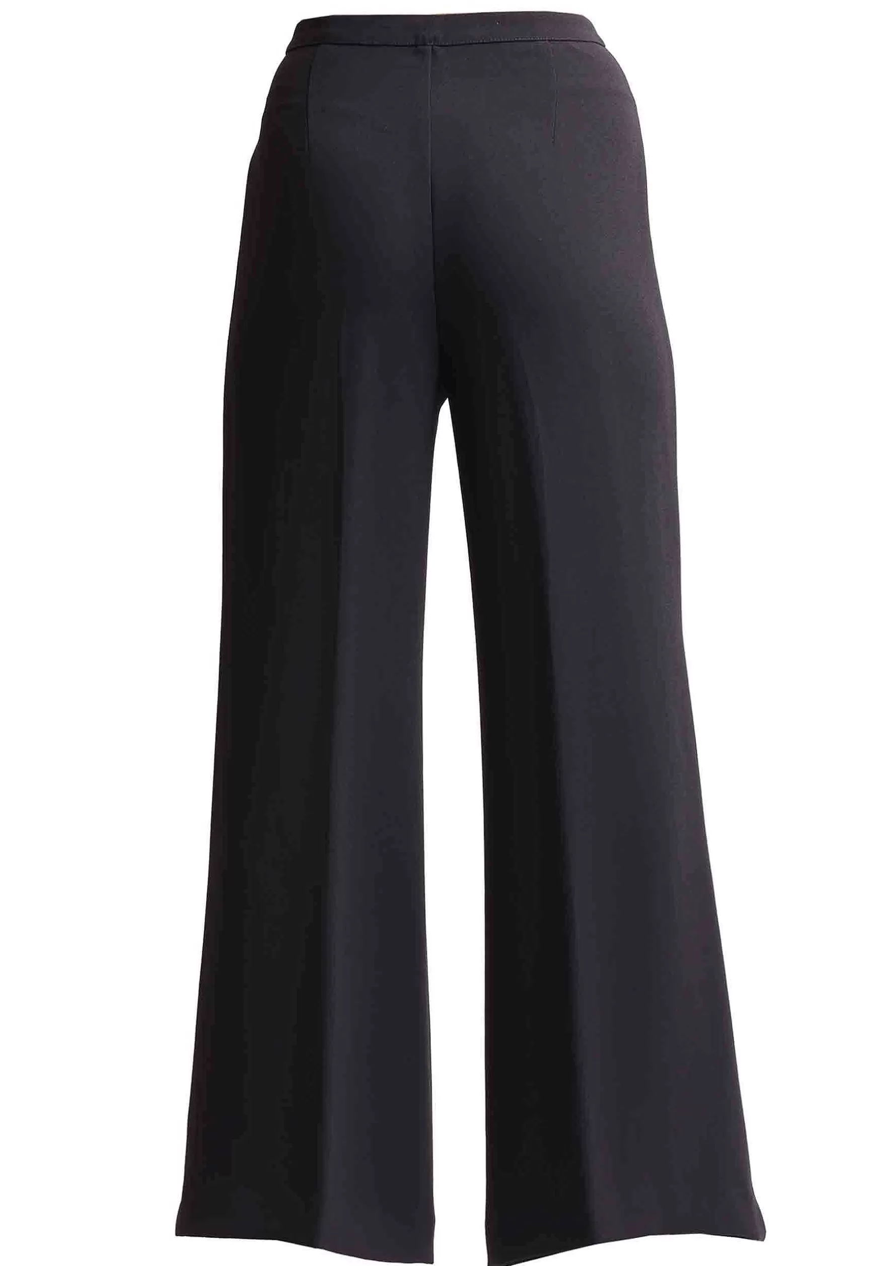 Pantaloni Donna In Sable Crepe Di Colore Nero*Maliparmi Clearance
