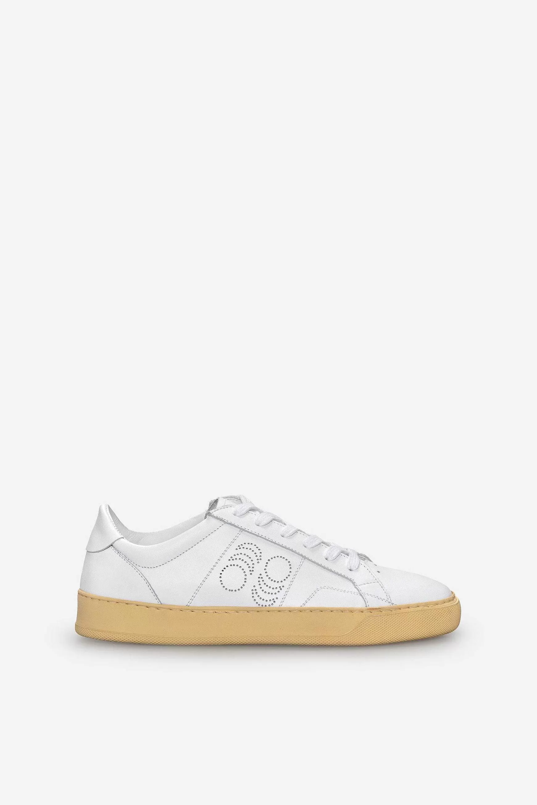 'Oro Del Bello Sneaker Da Donna White Women's*Pantofola d Flash Sale