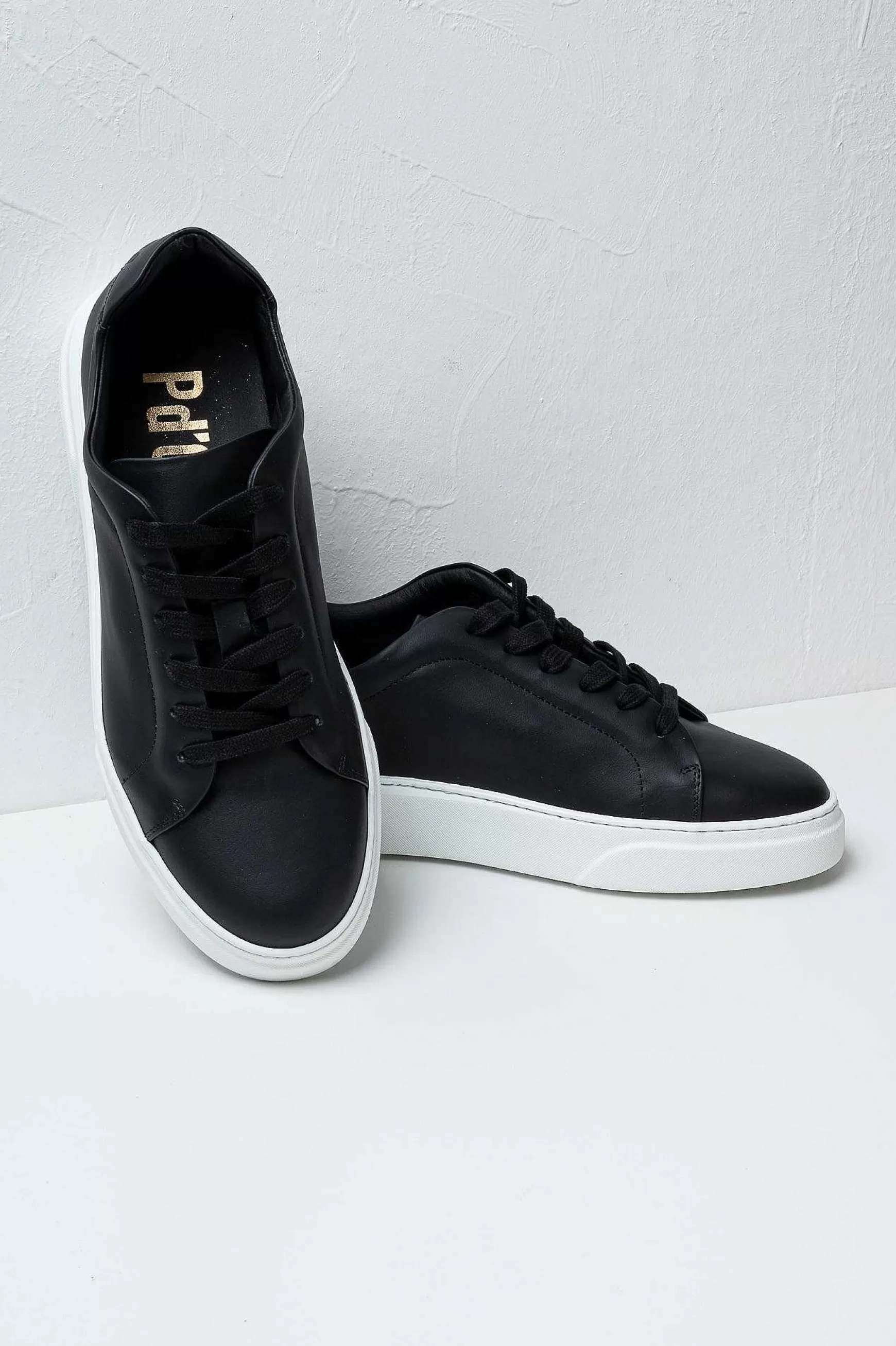 'Oro Foro Italico Leather Sneakers Black Men's Promo*Pantofola d Best