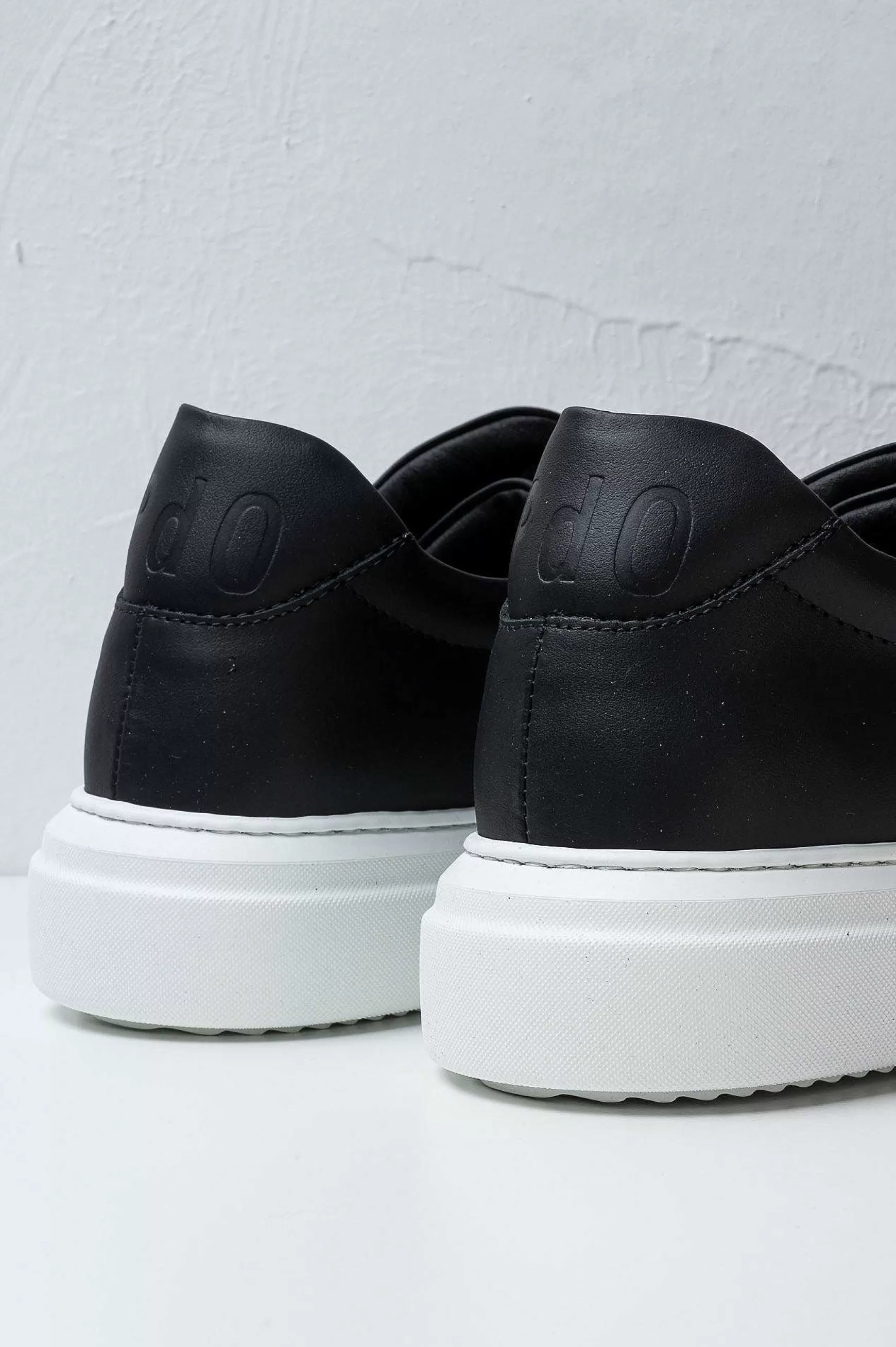 'Oro Foro Italico Leather Sneakers Black Women's*Pantofola d Fashion