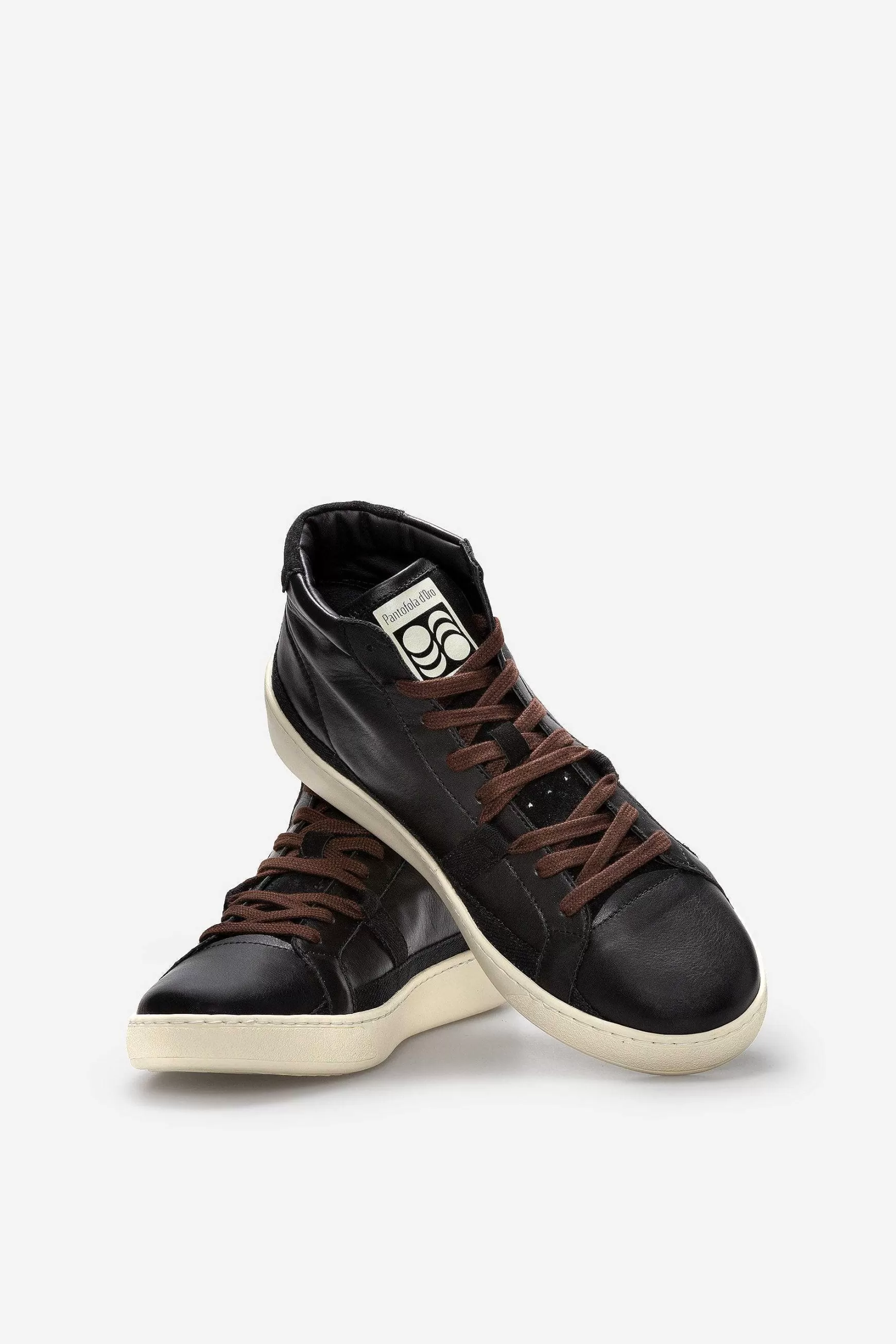 'Oro Gold Mid Sneaker Da Uomo Black Men's*Pantofola d Discount