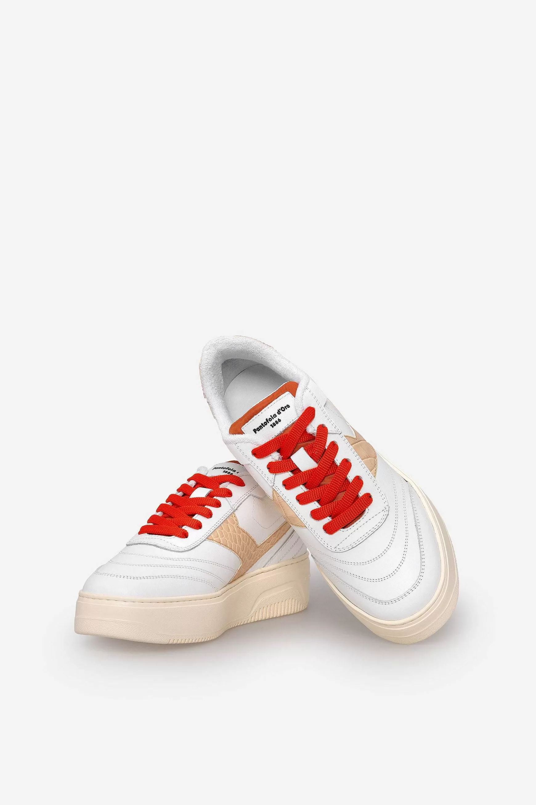 'Oro Sneaker Da Donna Crossball White Women's Promo*Pantofola d New