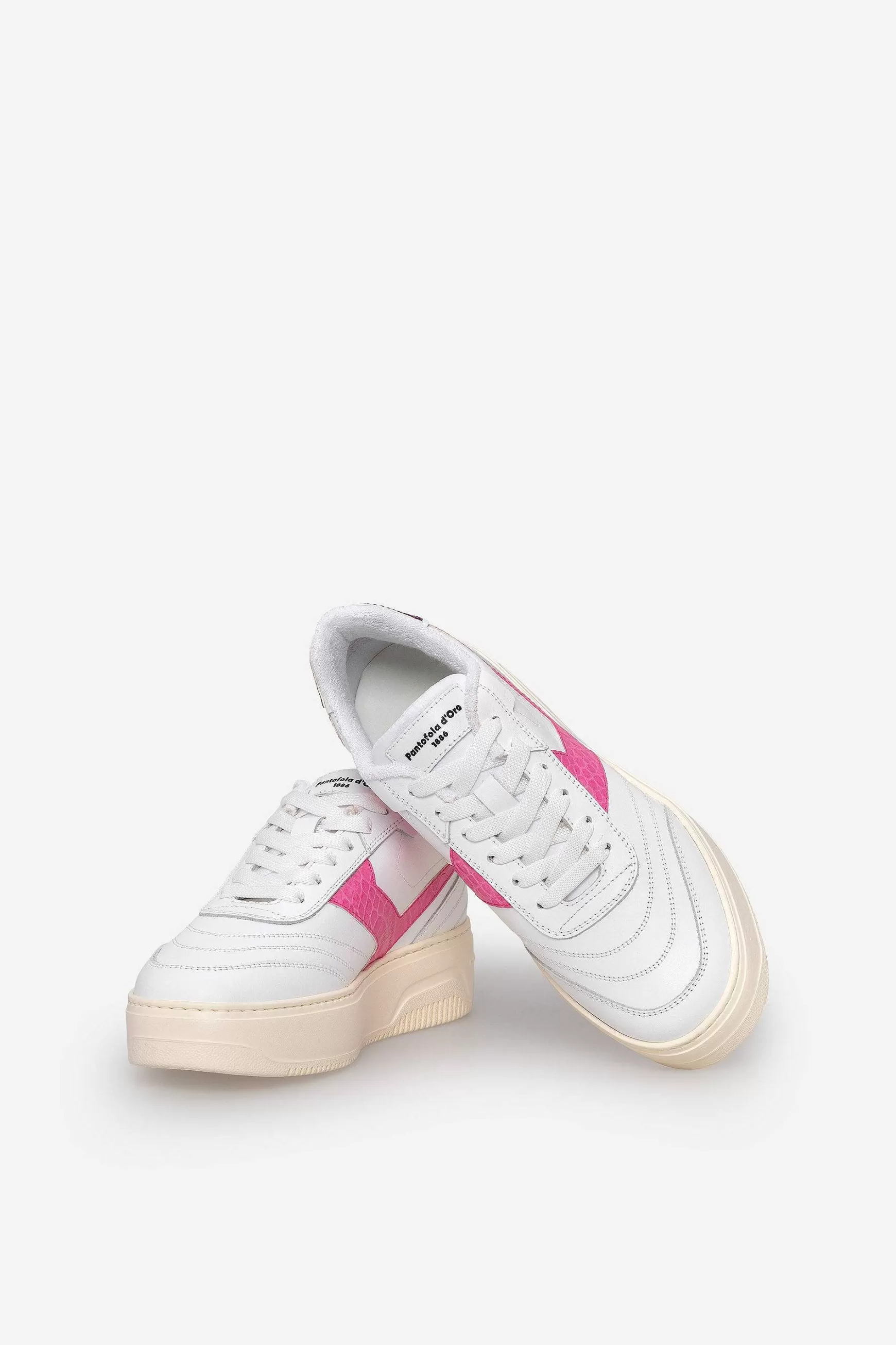 'Oro Sneaker Da Donna Crossball White Women's Promo*Pantofola d Discount