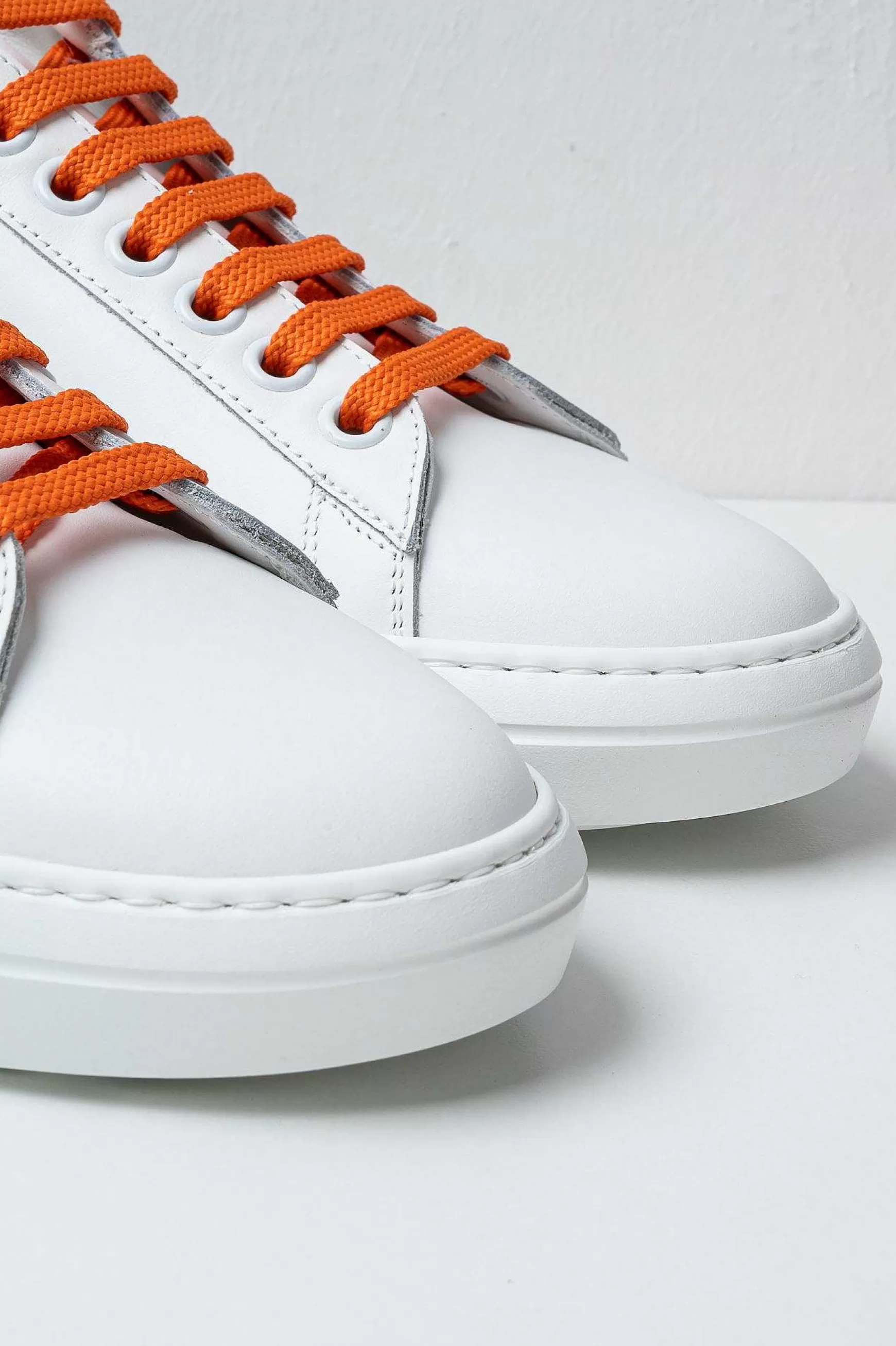 'Oro Sneakers Court Classic In Pelle White Men's Promo*Pantofola d Hot