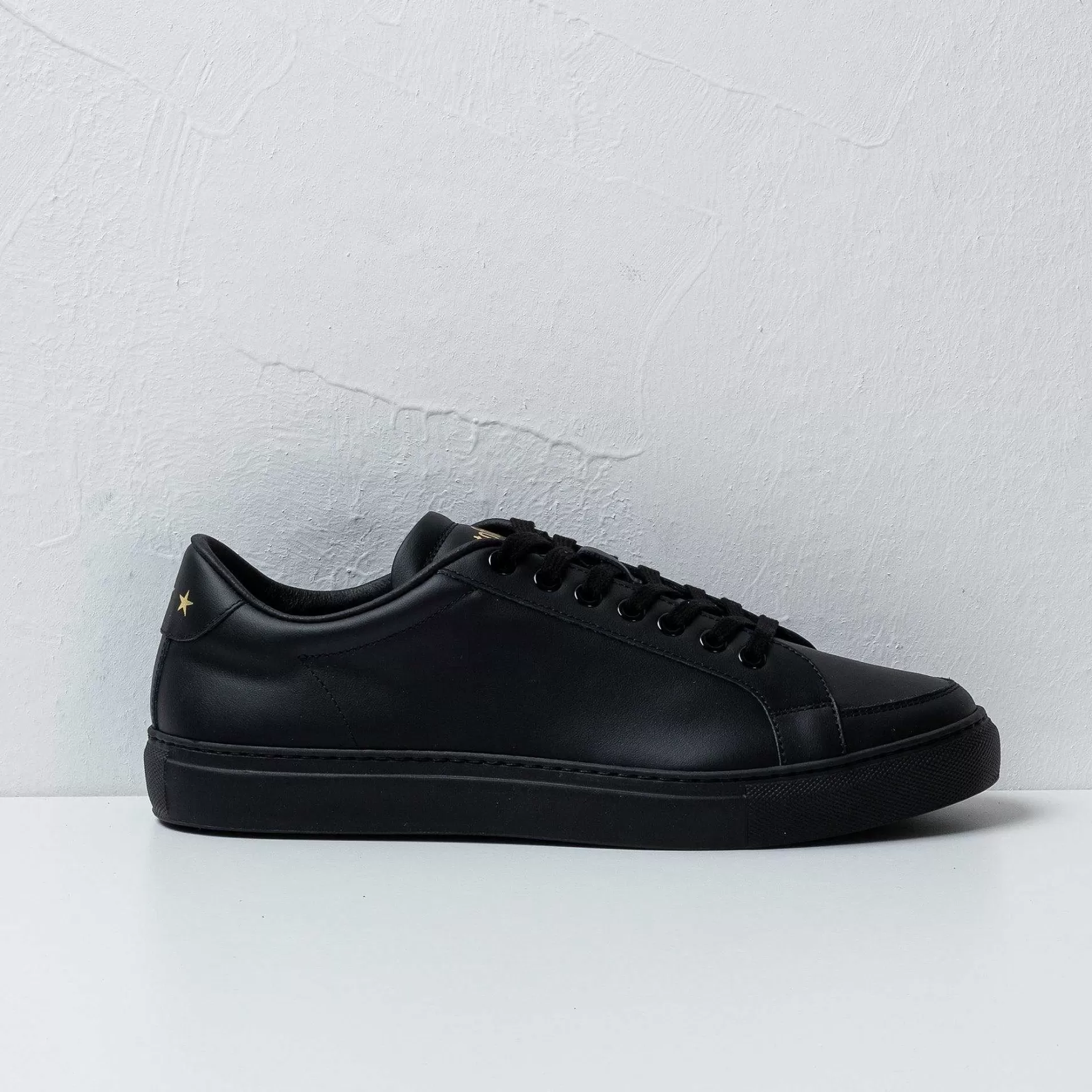 'Oro Sneakers In Pelle Top Spin Black Men's Promo*Pantofola d Shop