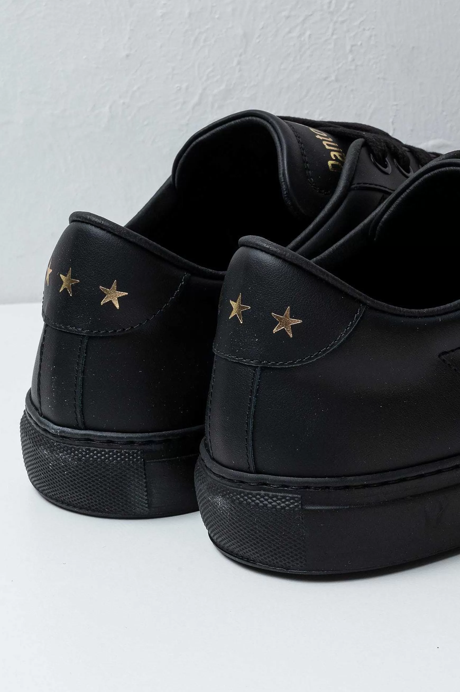 'Oro Sneakers In Pelle Top Spin Black Men's Promo*Pantofola d Shop