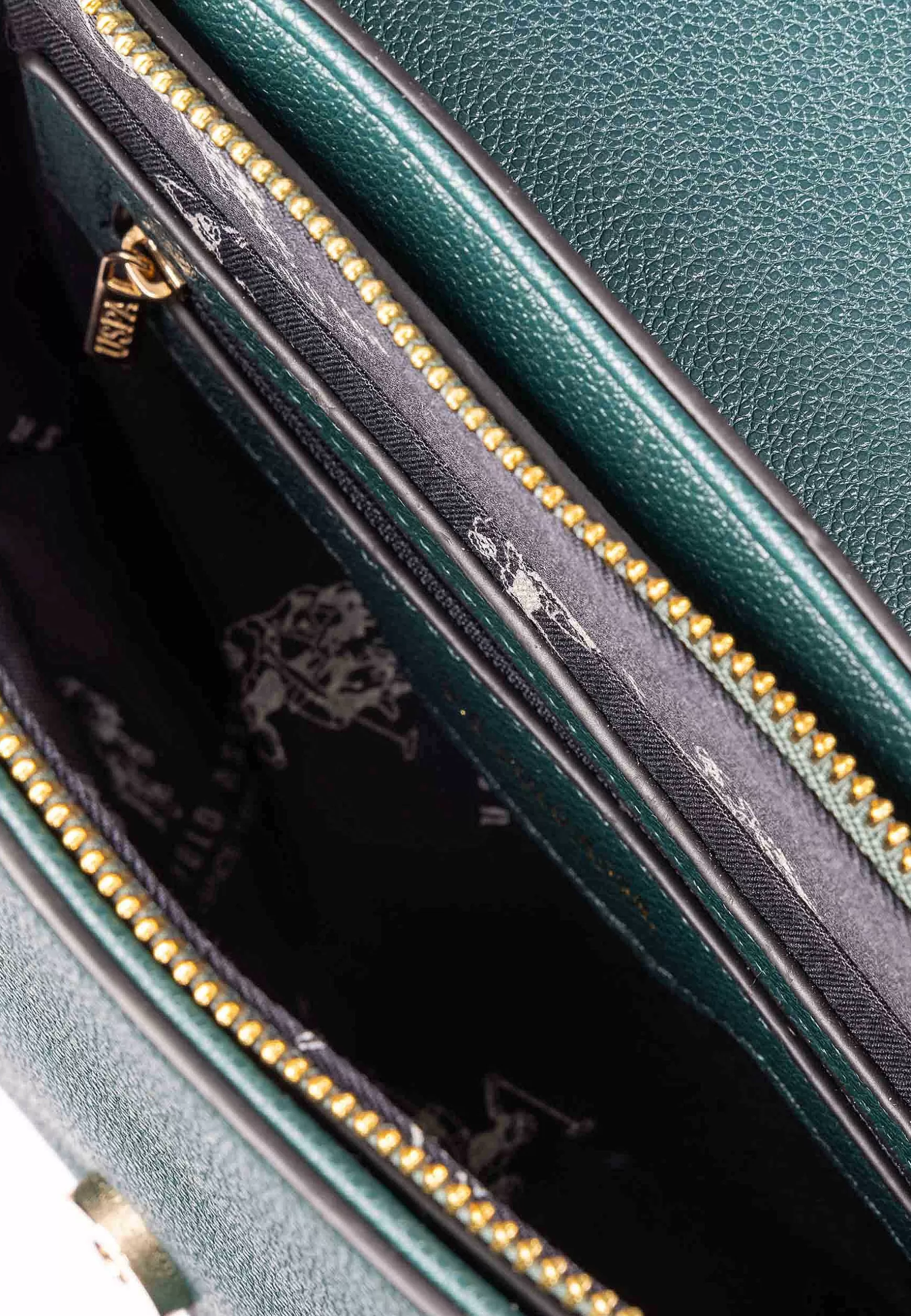 Pochette Donna In Eco Pelle Verde Con Tracolla Jones Flap Crossbody*U.S. Polo Assn Online
