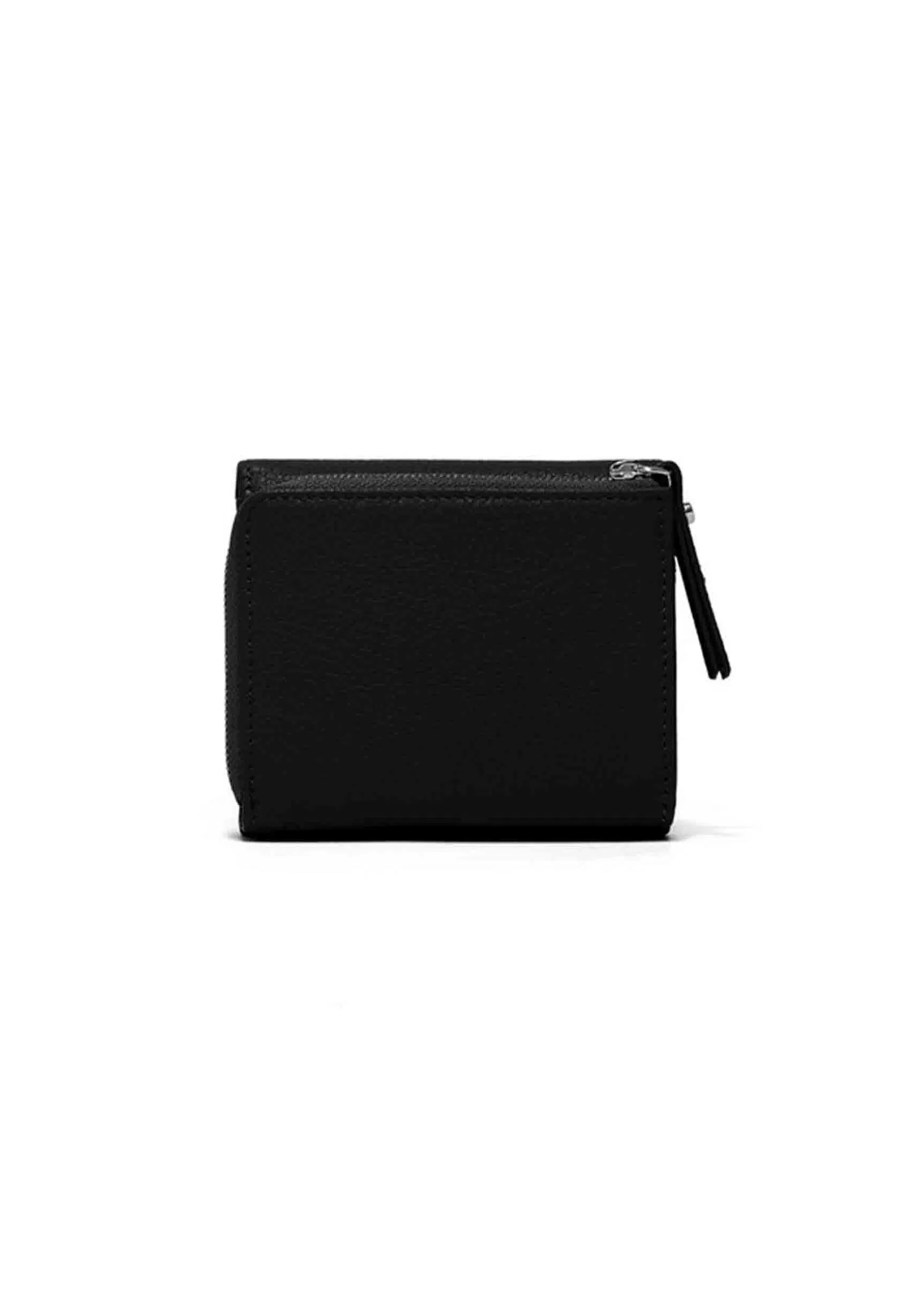 Portafogli Compatto Donna In Pelle Nero Con Portamonete*Gianni Chiarini Cheap