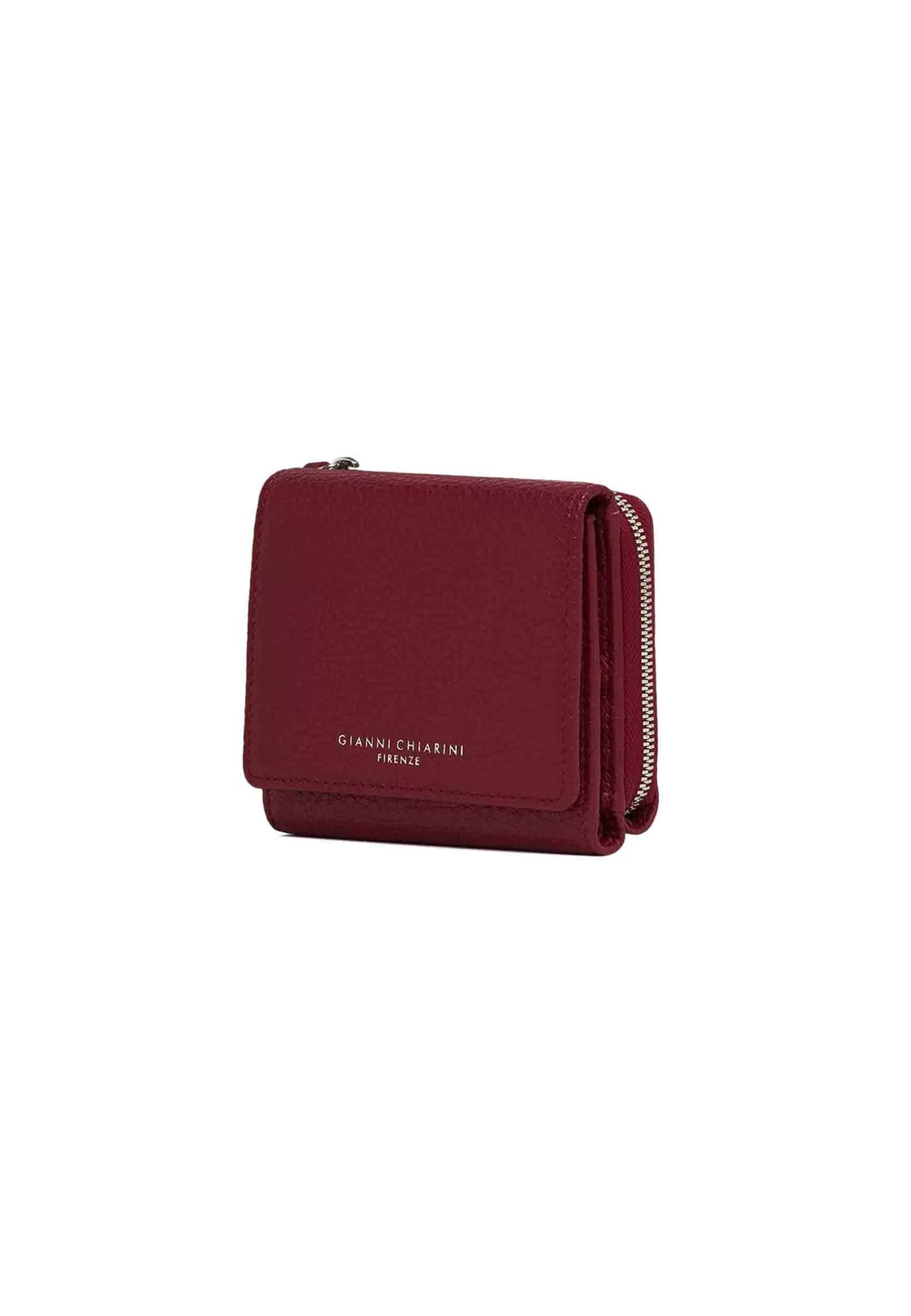 Portafogli Compatto Donna In Pelle Rossa Con Portamonete*Gianni Chiarini Best Sale