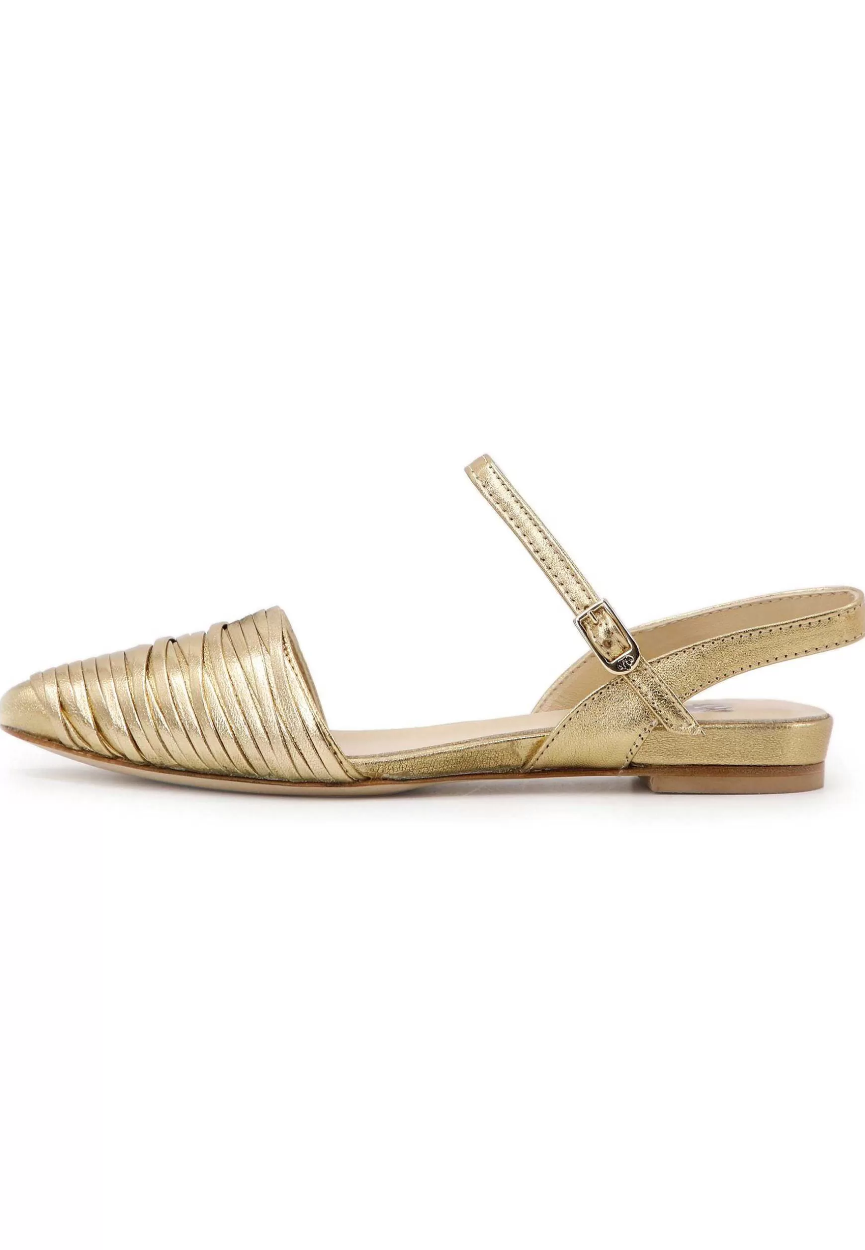 Sandai Bassi Donna In Pee aminata Oro Con Cinturino Aa Cavigia*L New