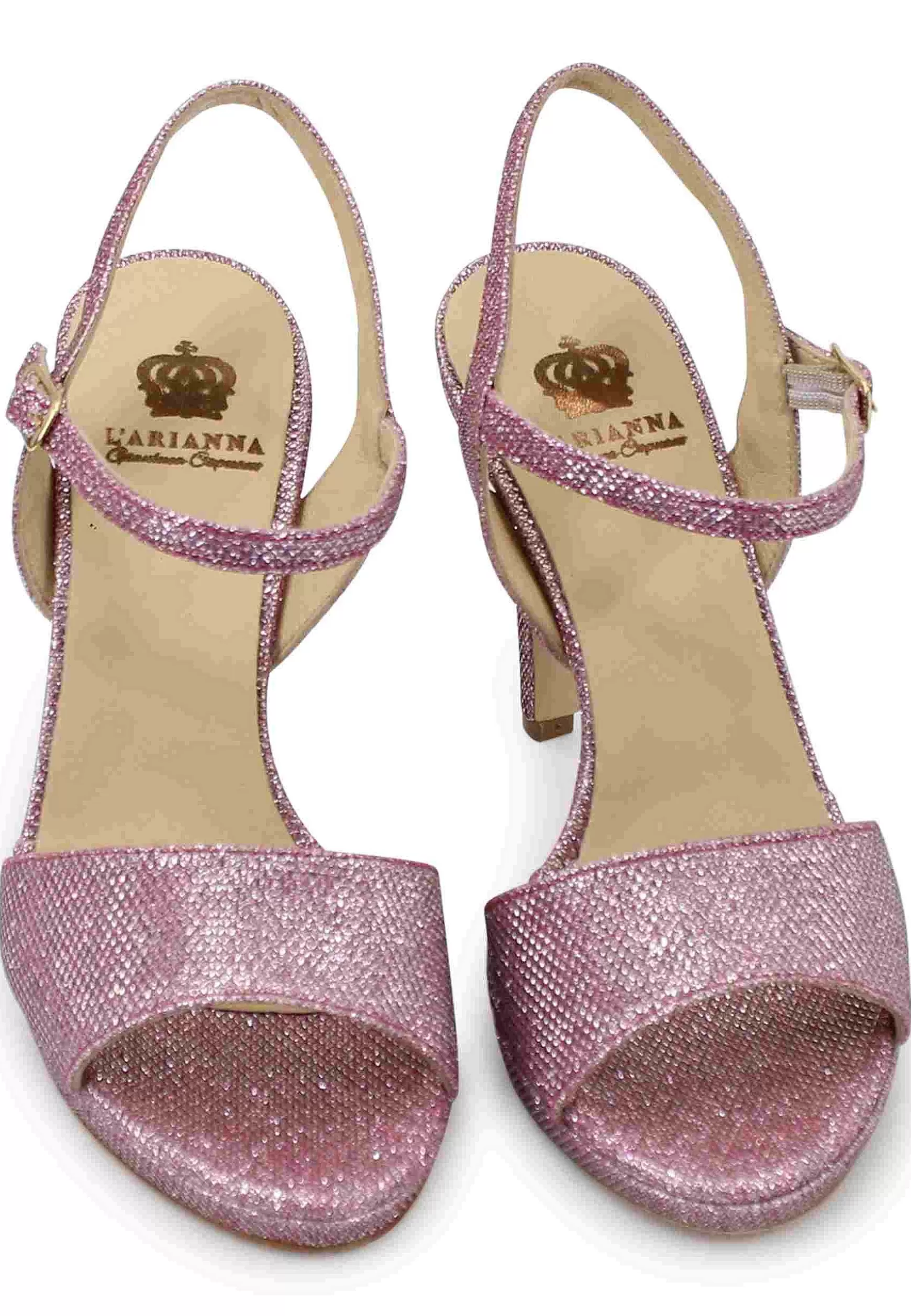 Sandai Donna In Gitter Rosa Con Tacco Ato A Spio*L Best