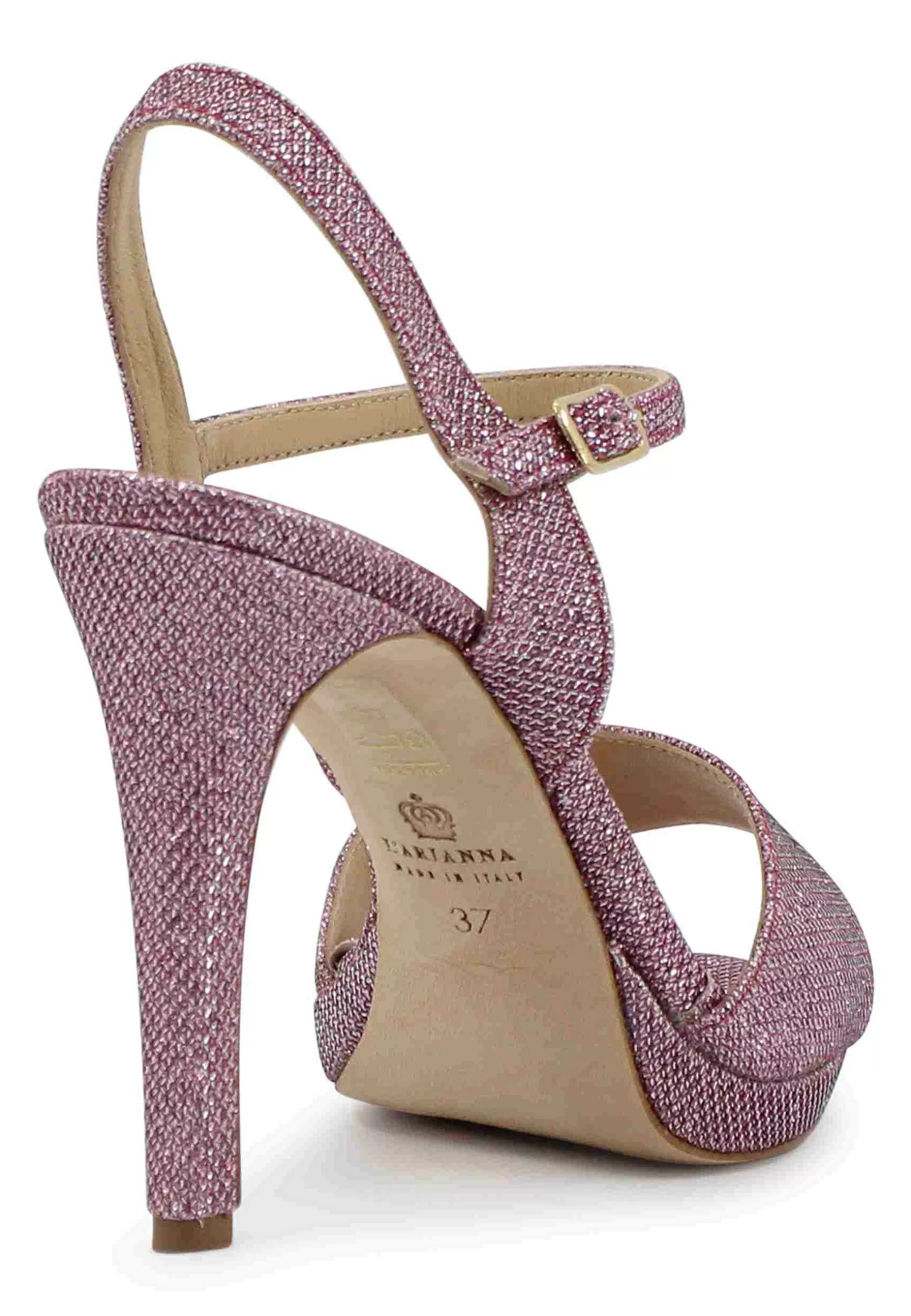 Sandai Donna In Gitter Rosa Con Tacco Ato A Spio*L Best