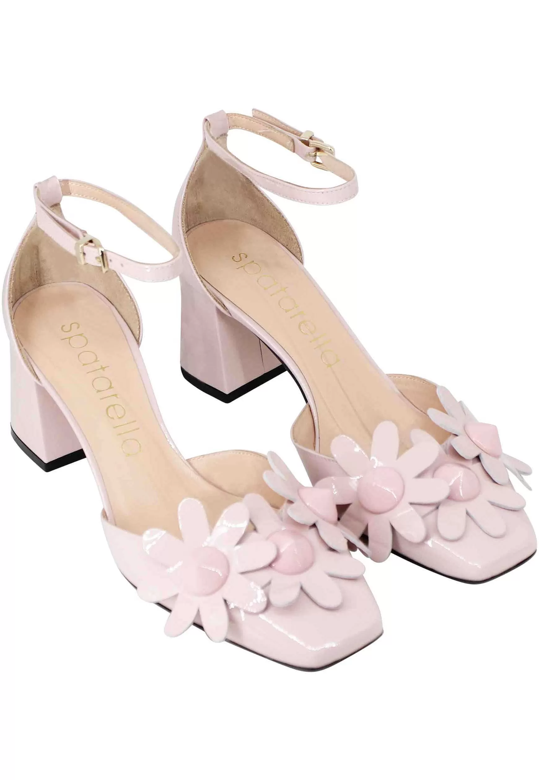 Sandali Donna In Naplack Rosa Con Accessori In Tinta** Cheap