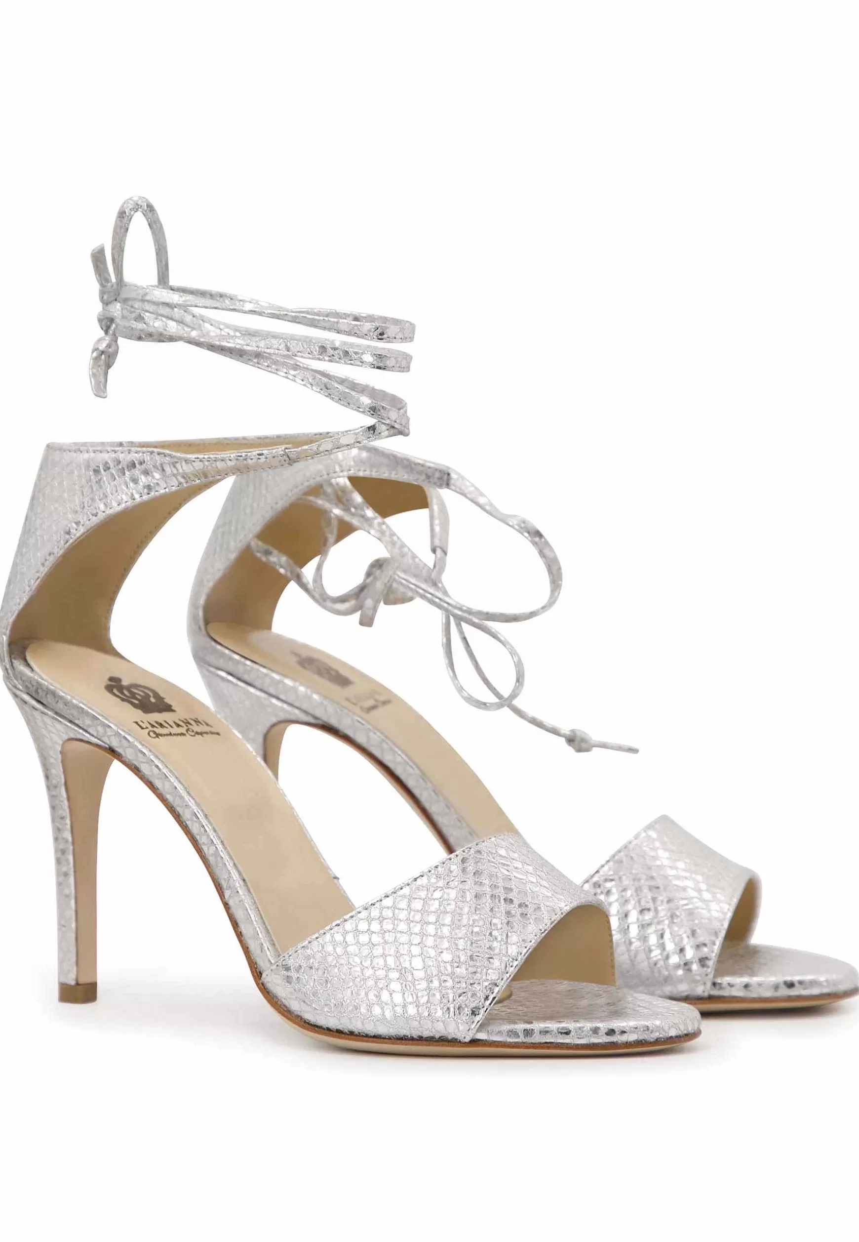 Sandai Donna In Pee Argento Tacco Ato Con Tacco Ato E accetti Aa Cavigia*L Hot