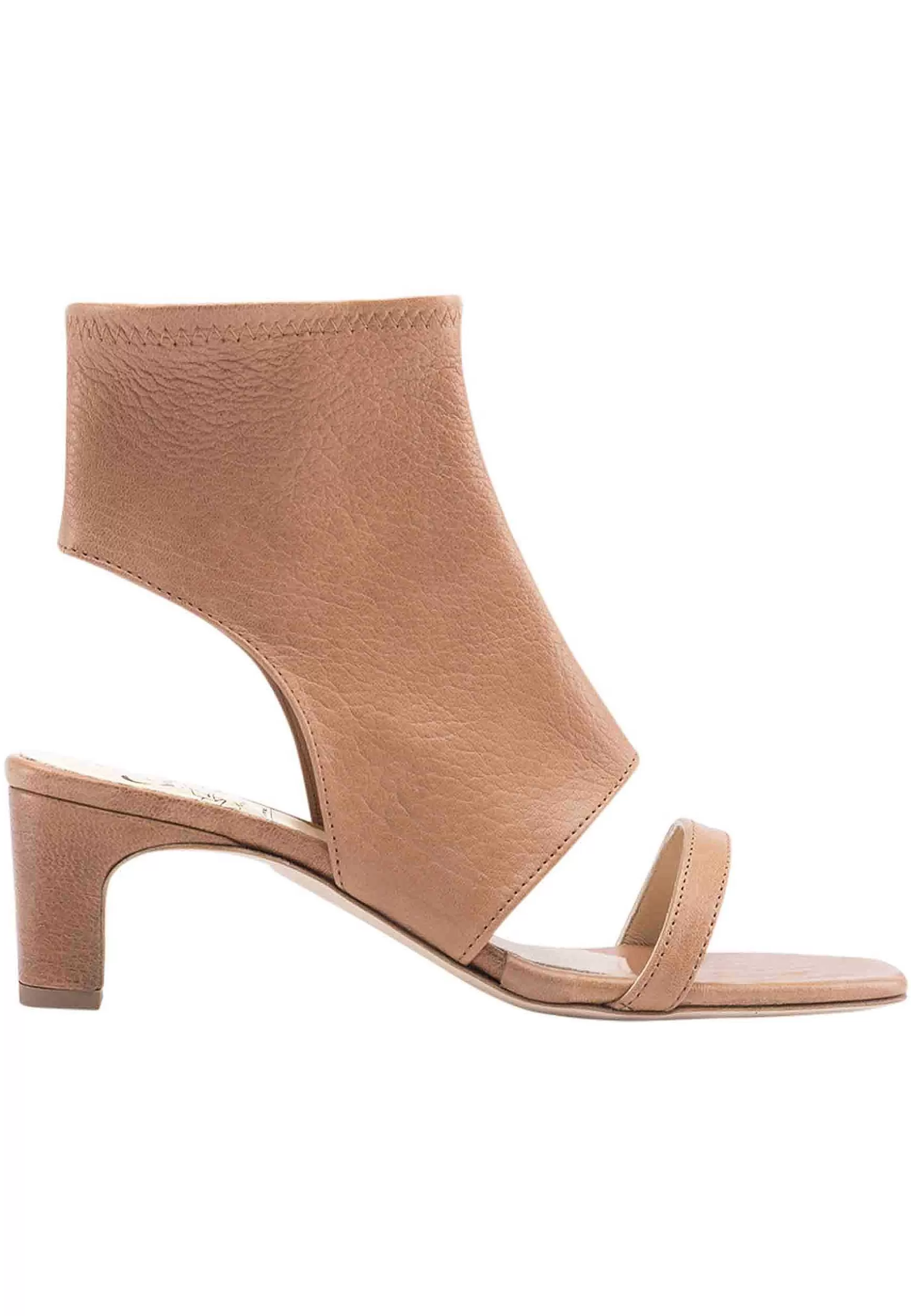 Sandai Donna In Pee Easticizzata Cuoio Con Tacco Medio E Cavigiera*L Shop