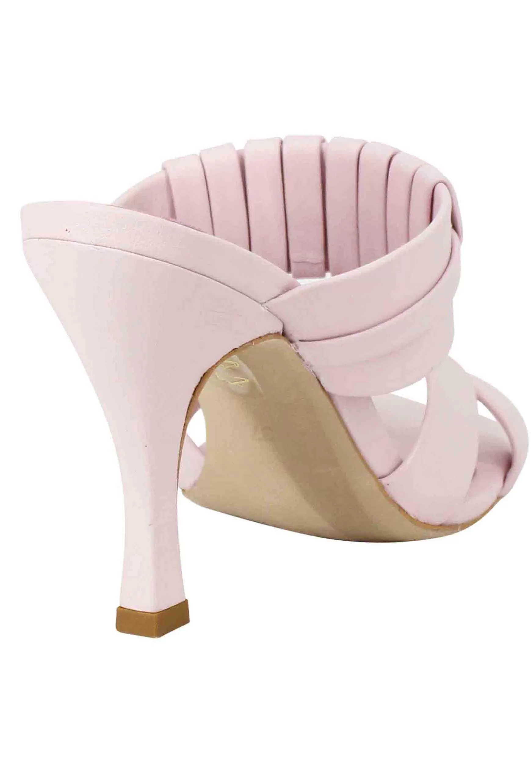 Sandali Donna In Pelle Glicine Con Tacco Alto E Punta Quadra*Bruno Premi Outlet