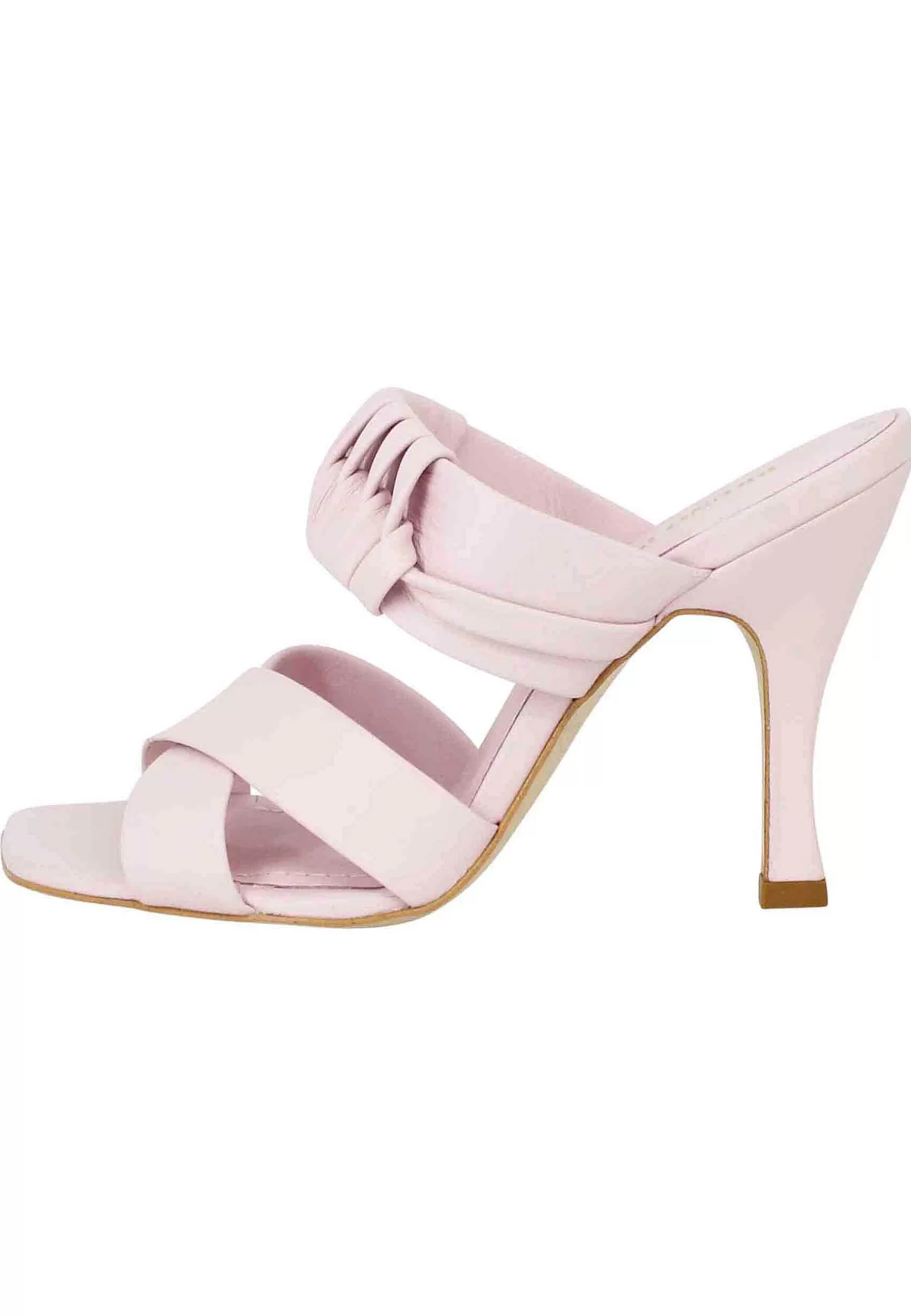 Sandali Donna In Pelle Glicine Con Tacco Alto E Punta Quadra*Bruno Premi Outlet