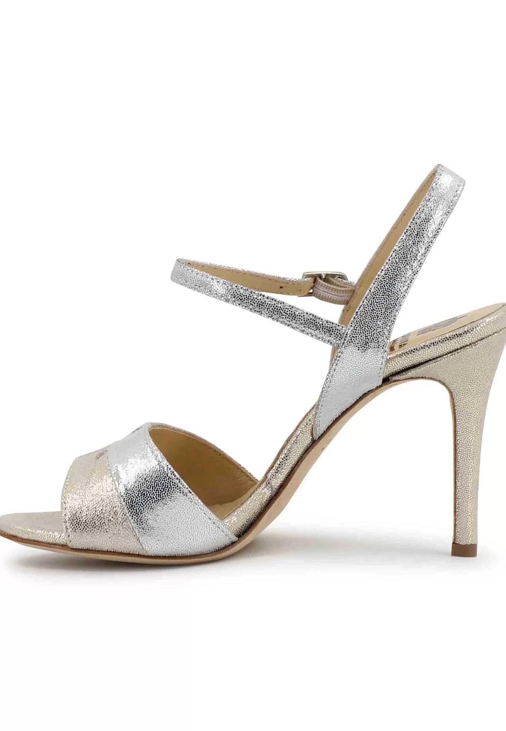 Sandai Donna In Pee aminata Argento Con Tacco Ato E Cinturino Aa Cavigia*L Flash Sale
