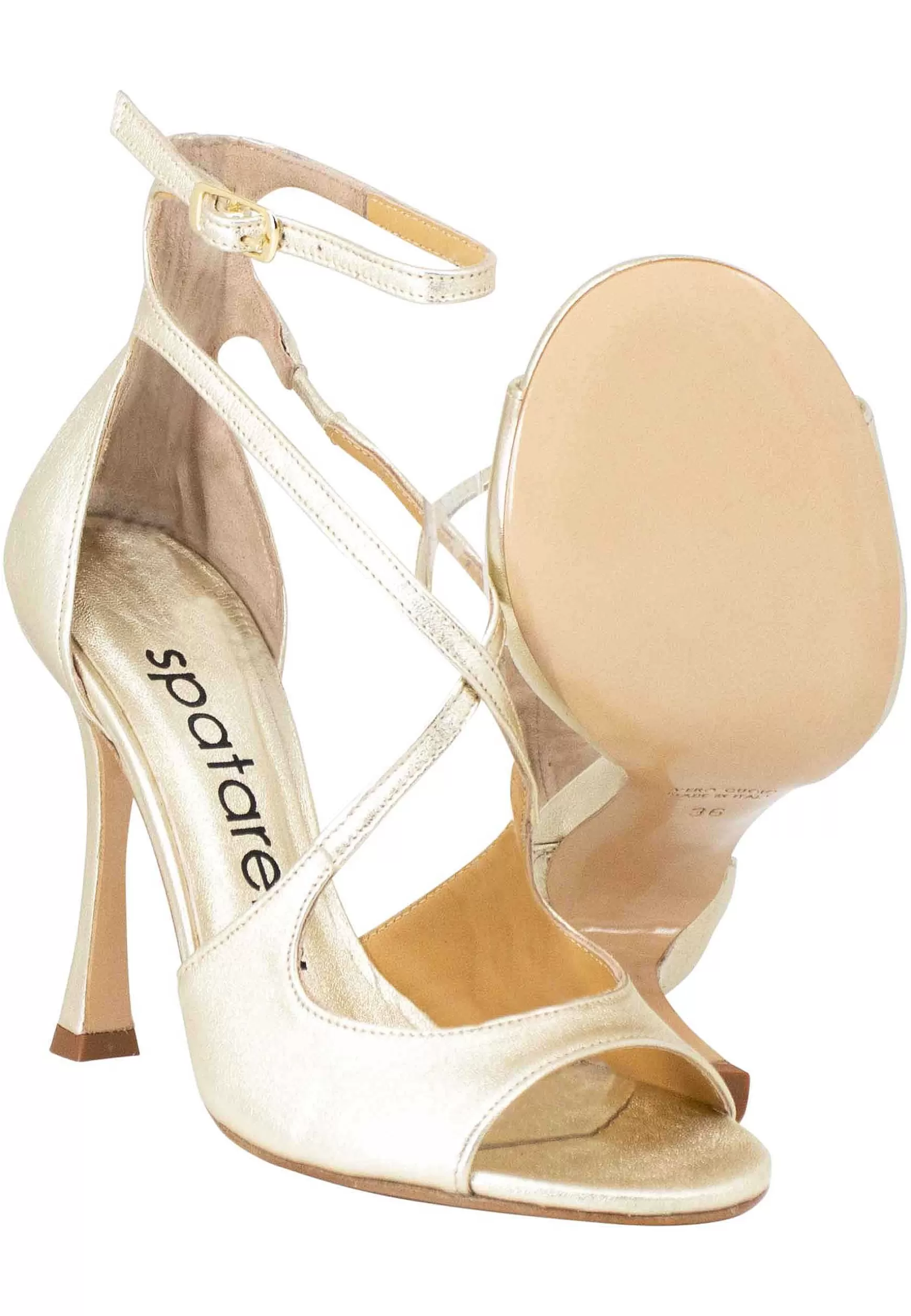 Sandali Donna In Pelle Laminata Platino Tacco Alto E Cinturino Alla Caviglia** Best Sale