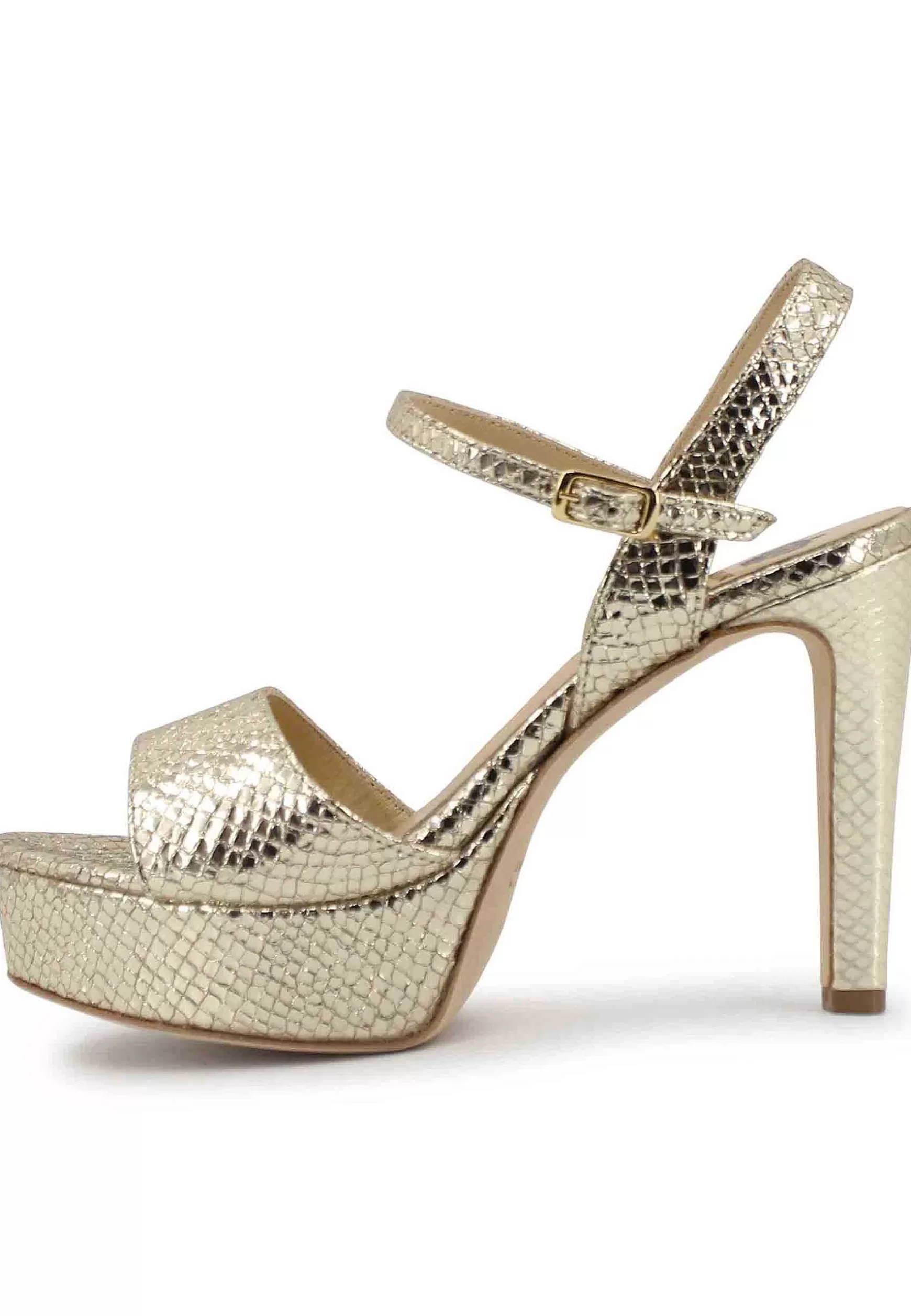 Sandai Donna In Pee aminata Stampata Patino Con Tacco Ato E Pateau*L Cheap