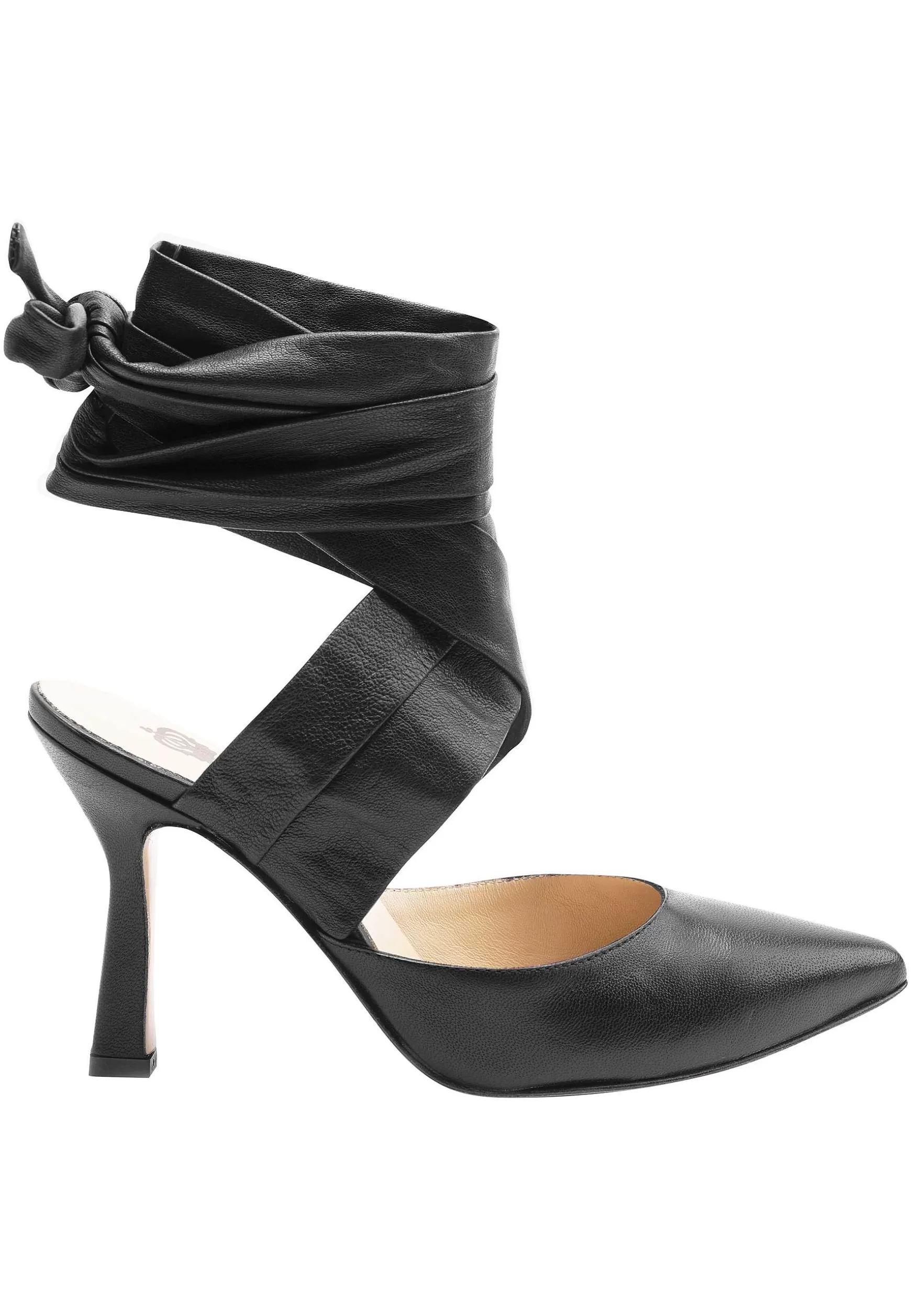 Sandai Donna In Pee Nera Con acci Aa Cavigia E Tacco Ato*L Flash Sale