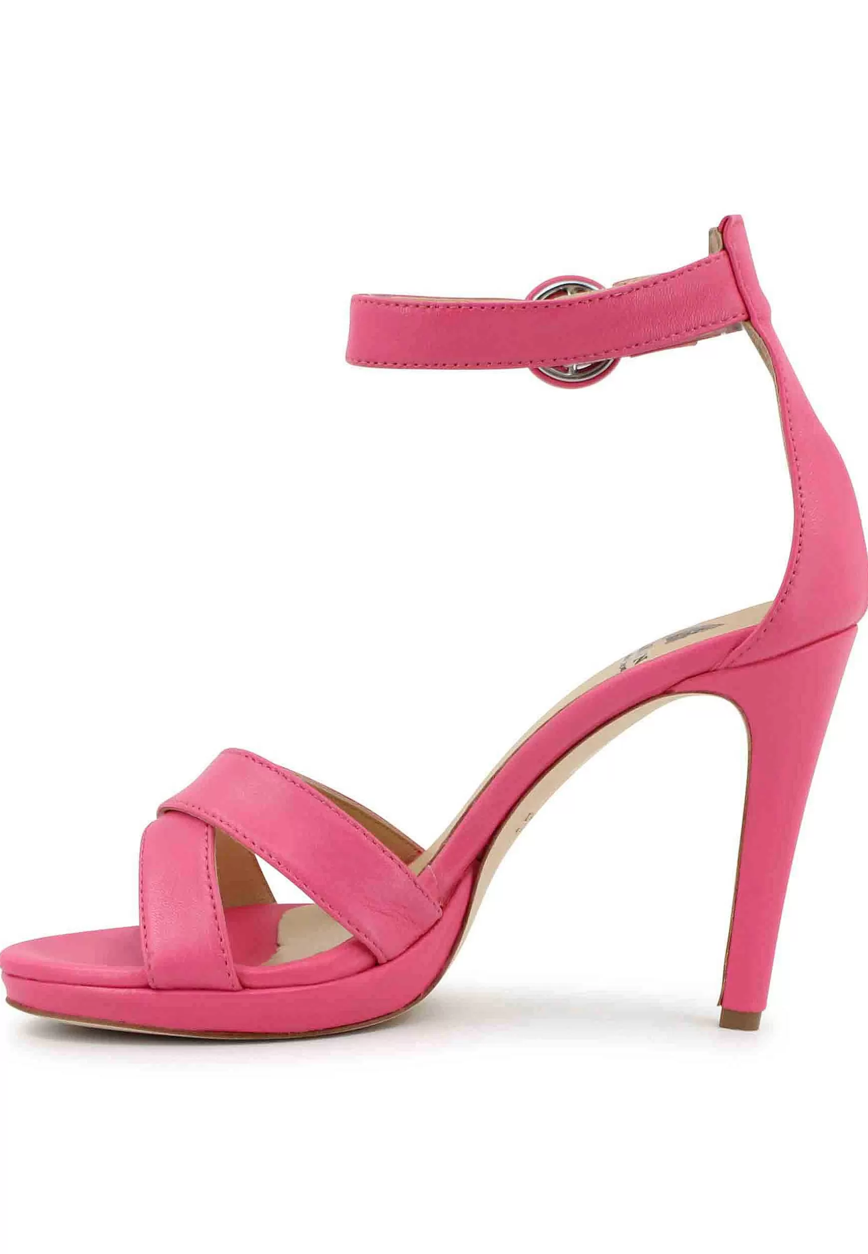 Sandai Donna In Pee Rosa Con Tacco Ato E Cinturino Aa Cavigia*L Best