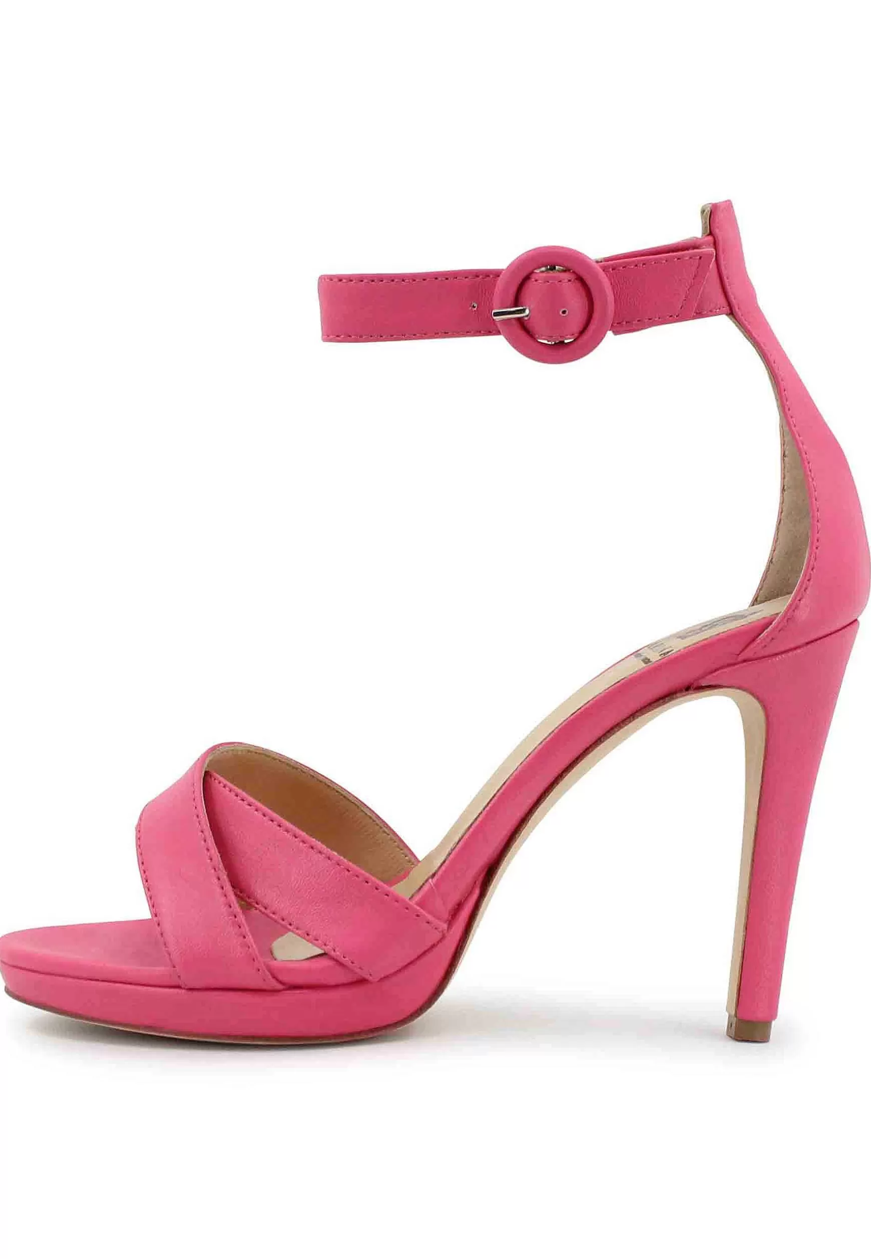 Sandai Donna In Pee Rosa Con Tacco Ato E Cinturino Aa Cavigia*L Best