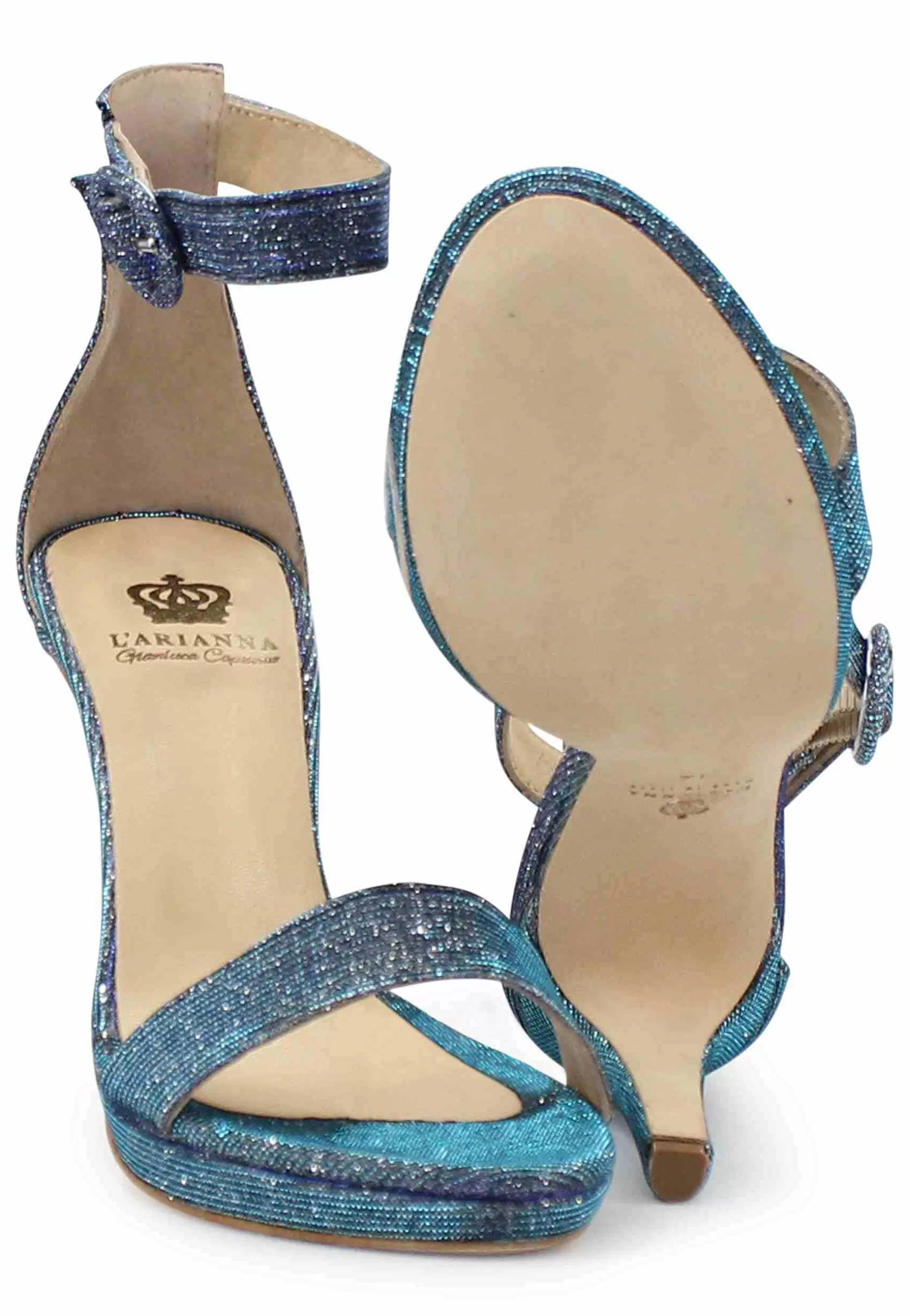Sandai Donna In Tessuto ame Jeans Tacco Ato E Cinturino Aa Cavigia*L Outlet