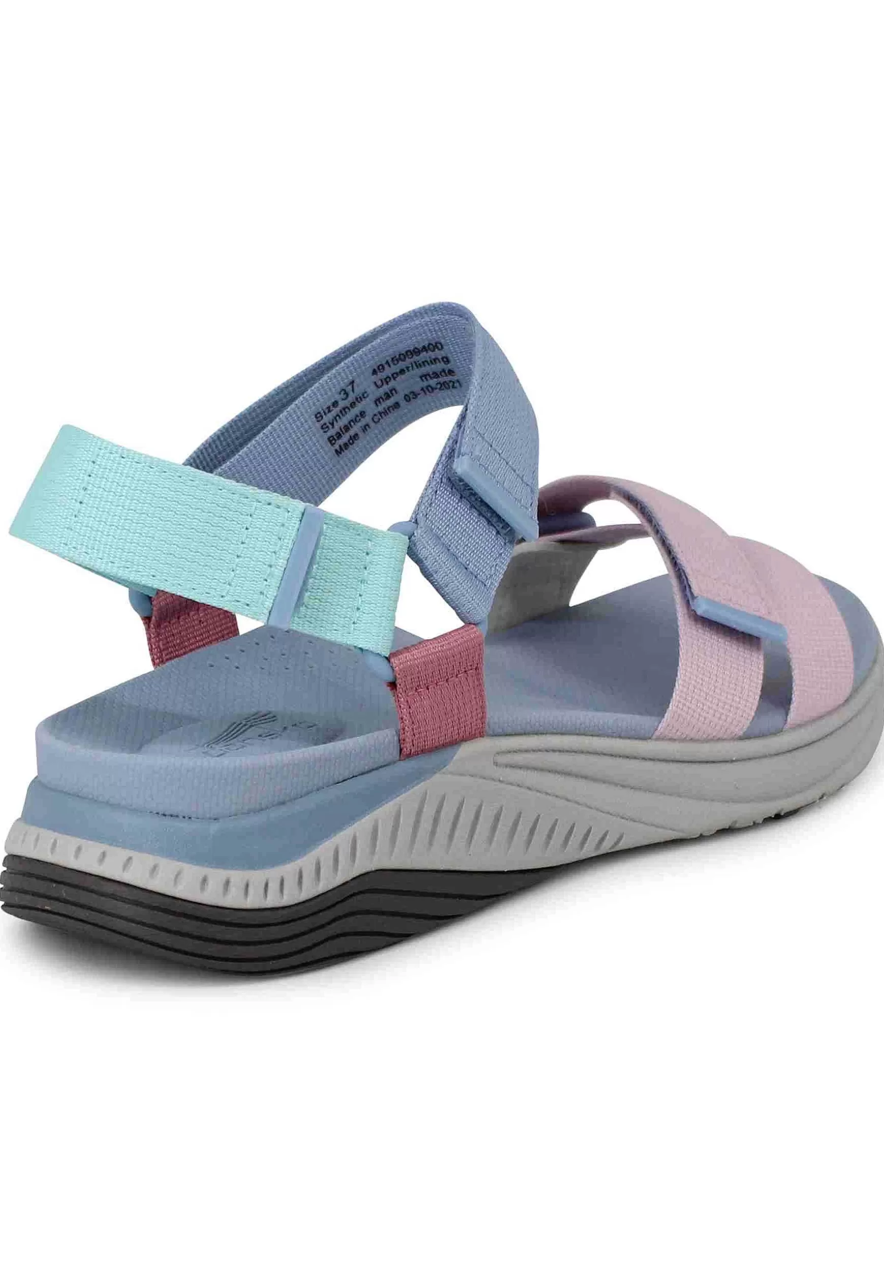 Sandali Donna Racquel In Tessuto Celelste Con Zeppa In Gomma*Dansko Discount