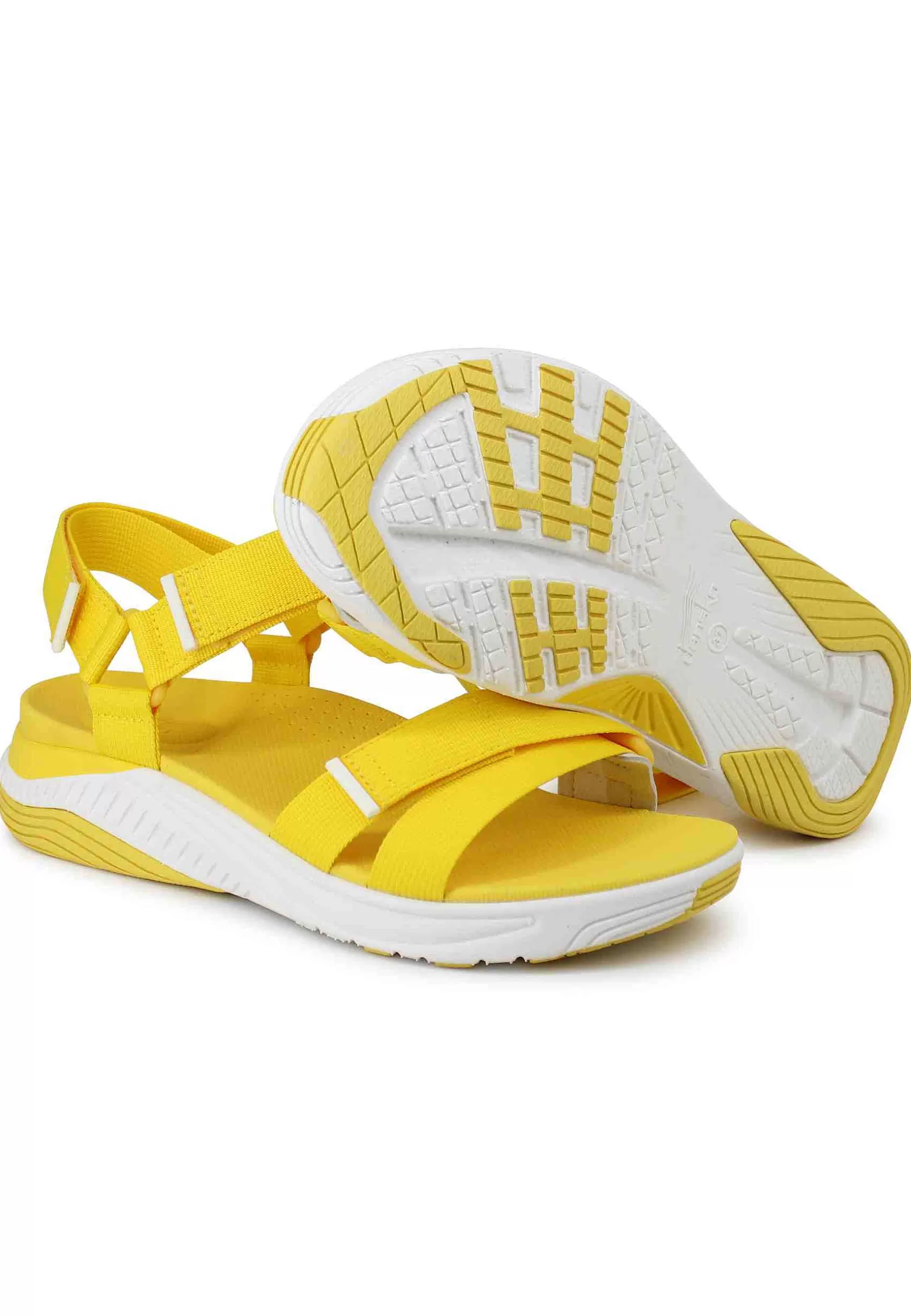 Sandali Donna Racquel In Tessuto Giallo Con Zeppa In Gomma*Dansko Best