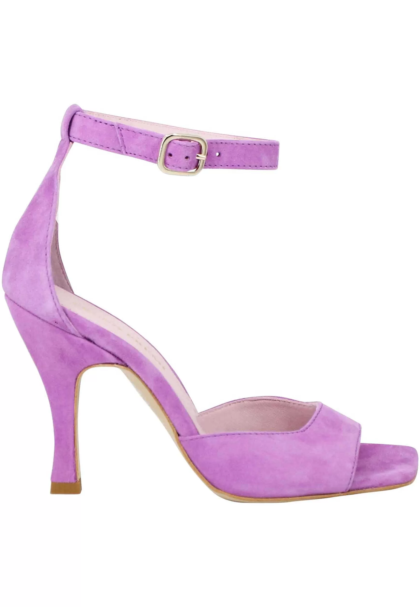 Sandali Donna Soly Lea In Camoscio Glicine Con Cinturino Alla Caviglia*Bruno Premi Flash Sale